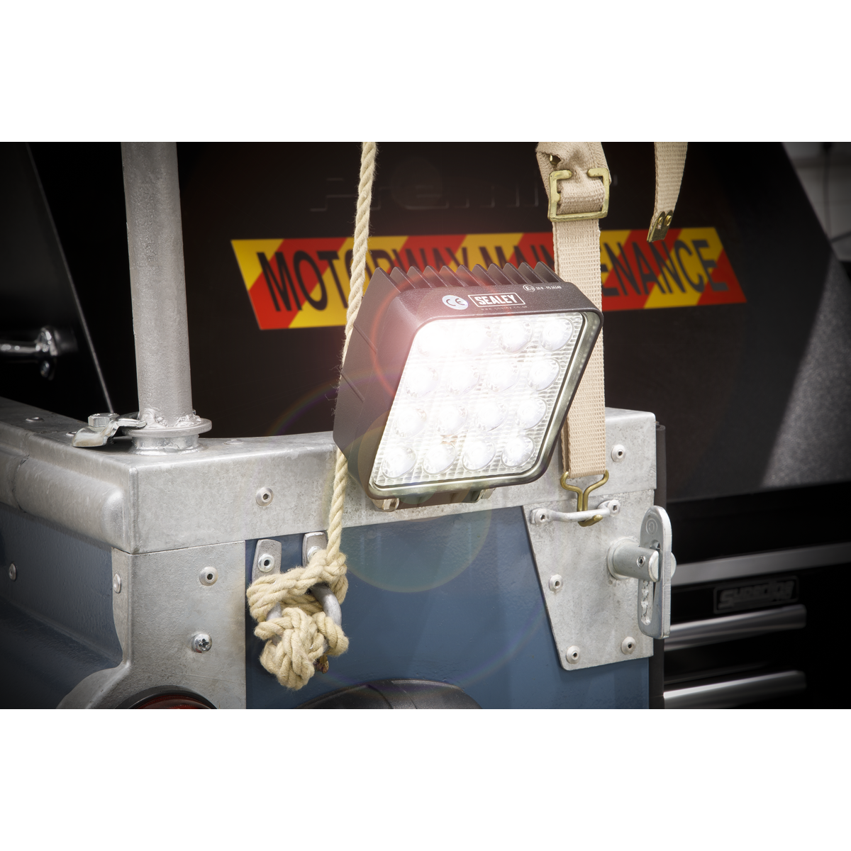 Sealey LED5S Square Worklight with Adjustable Bracket 48W SMD LED