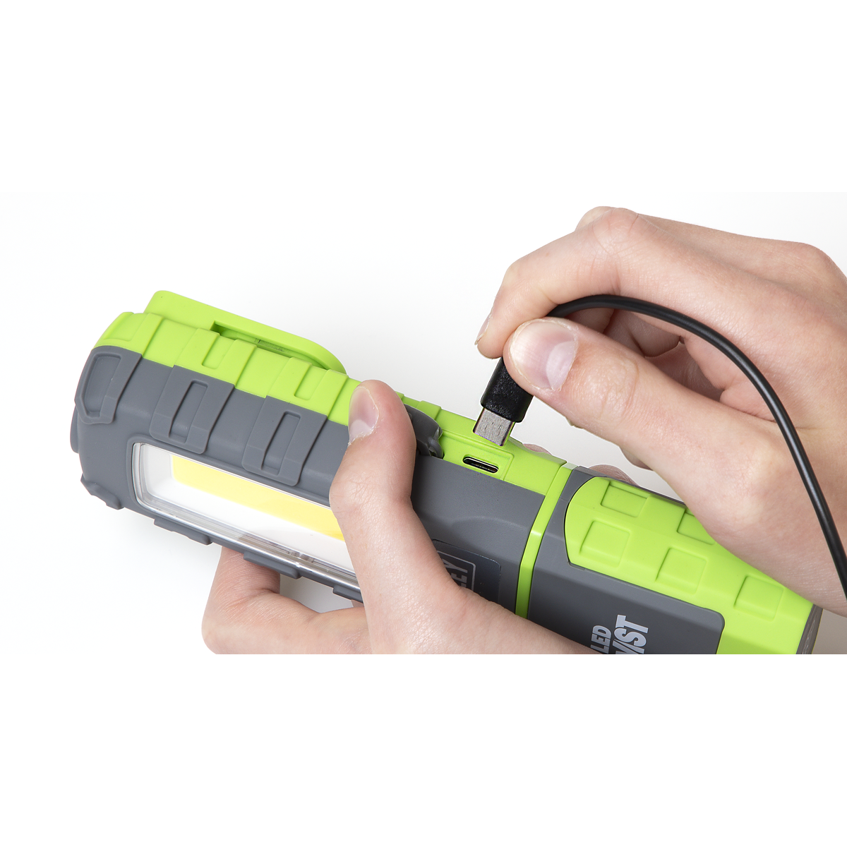 Sealey LED601GDB LED Twist® Rechargeable Inspection Light, Green - Box of 12