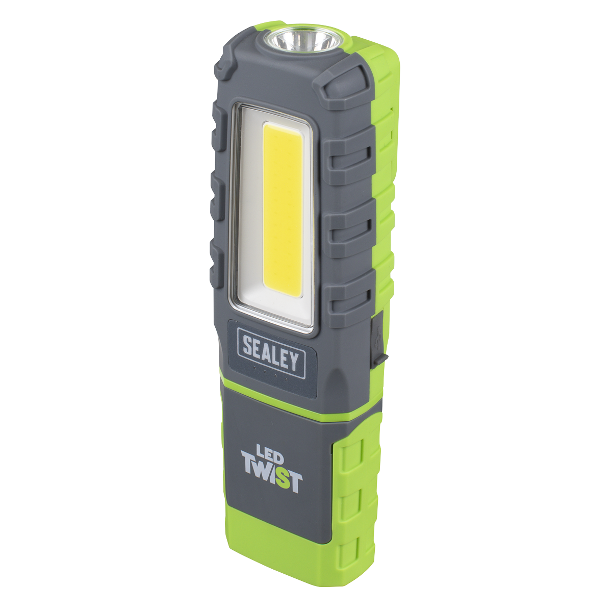 Sealey LED601G LED Twist® Rechargeable Inspection Light 5W COB & 1W SMD