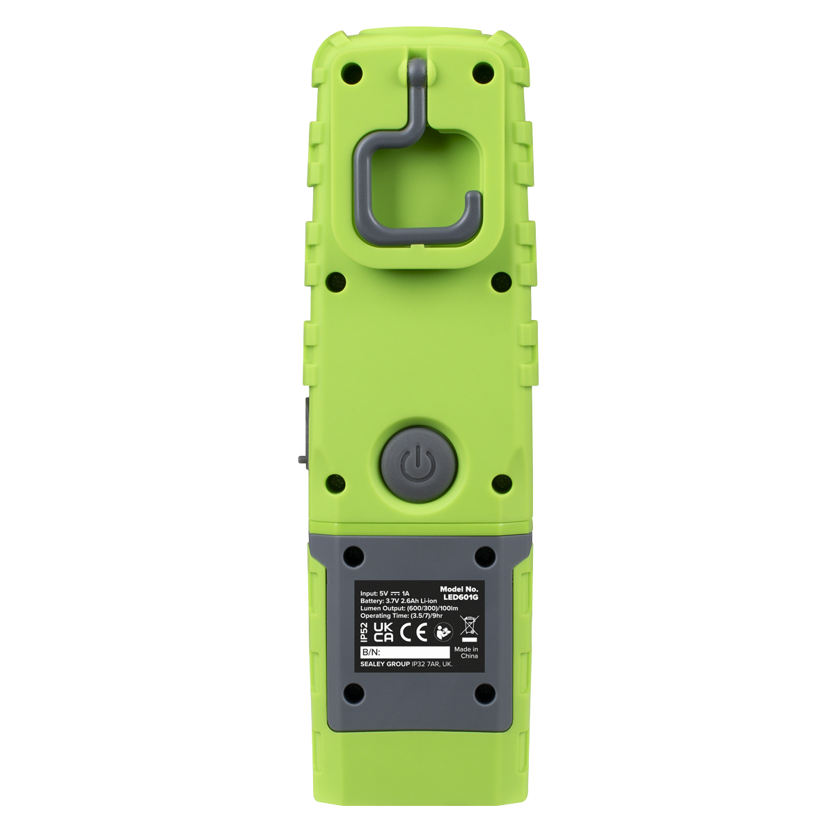 Sealey LED601G LED Twist® Rechargeable Inspection Light 5W COB & 1W SMD