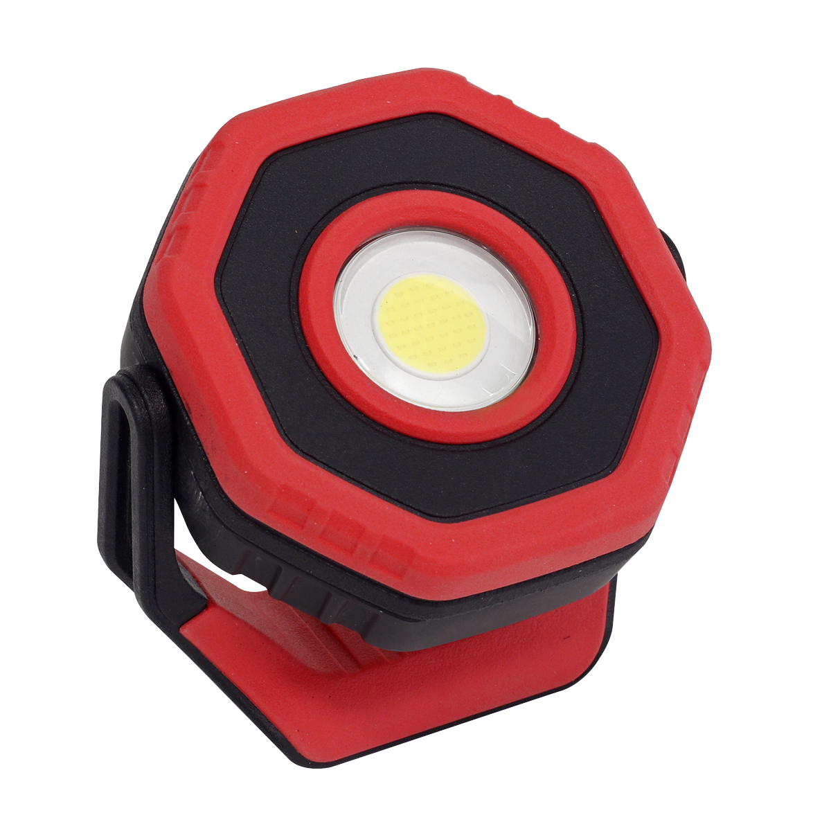 Sealey LED700PR Rechargeable 360° Pocket Floodlight with Magnet 7W COB LED - Red