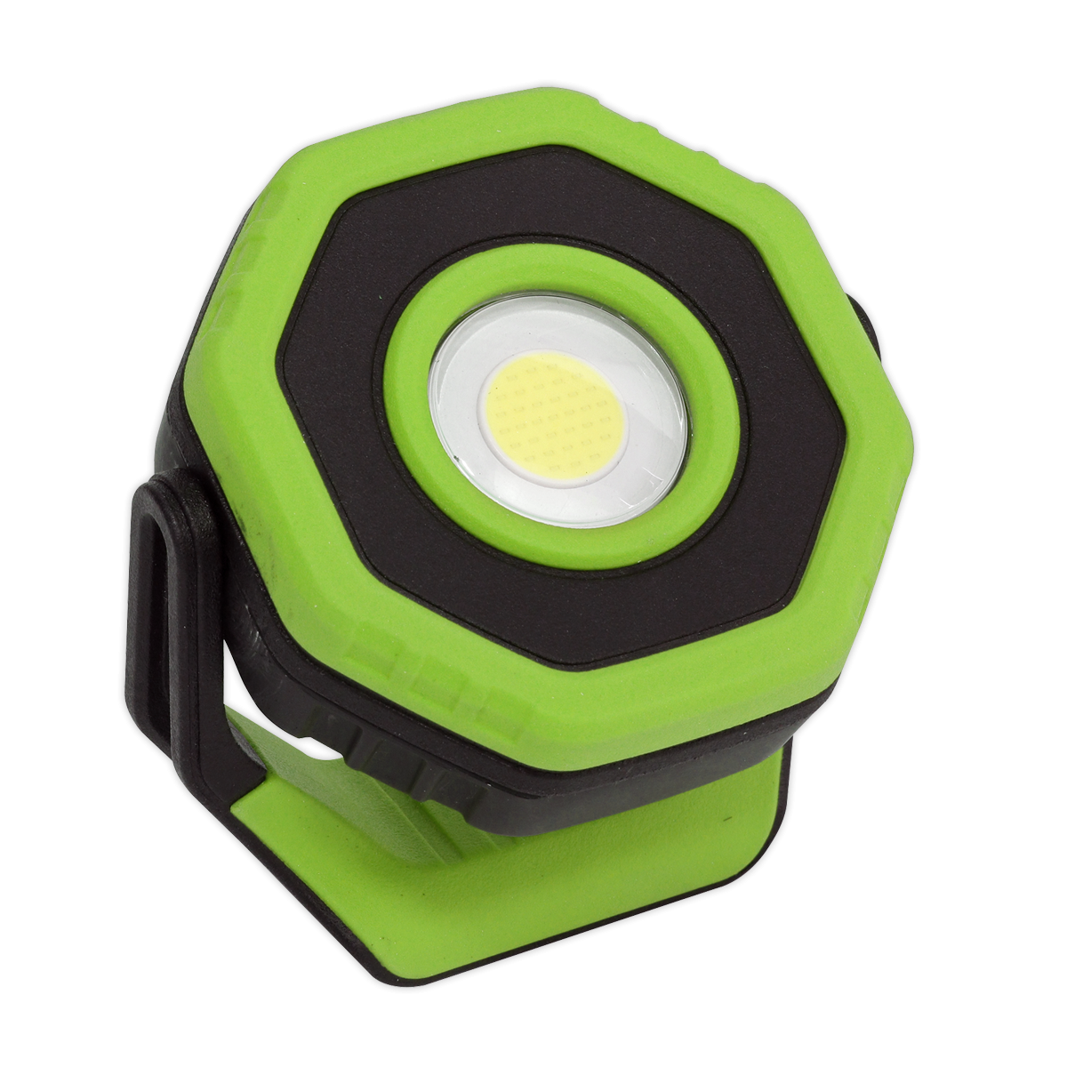 Sealey LED700P Rechargeable 360° Pocket Floodlight with Magnet 7W COB LED - Green