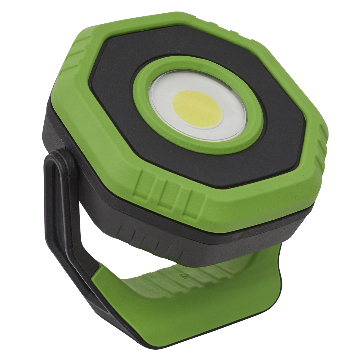 Sealey LED700P Rechargeable 360° Pocket Floodlight with Magnet 7W COB LED - Green