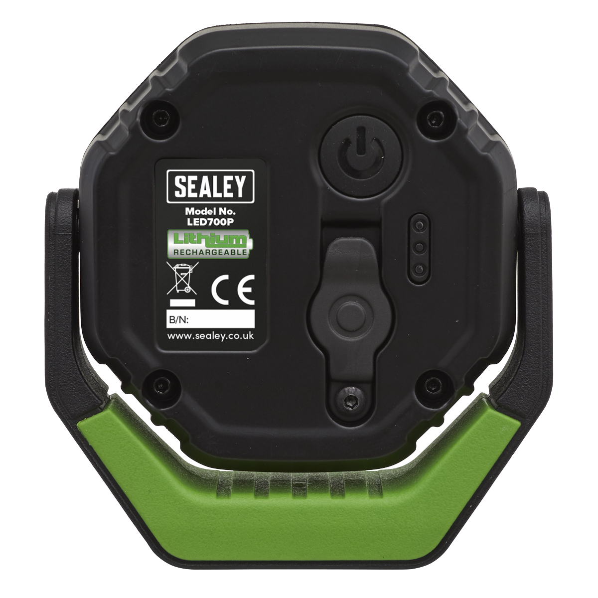 Sealey LED700P Rechargeable 360° Pocket Floodlight with Magnet 7W COB LED - Green