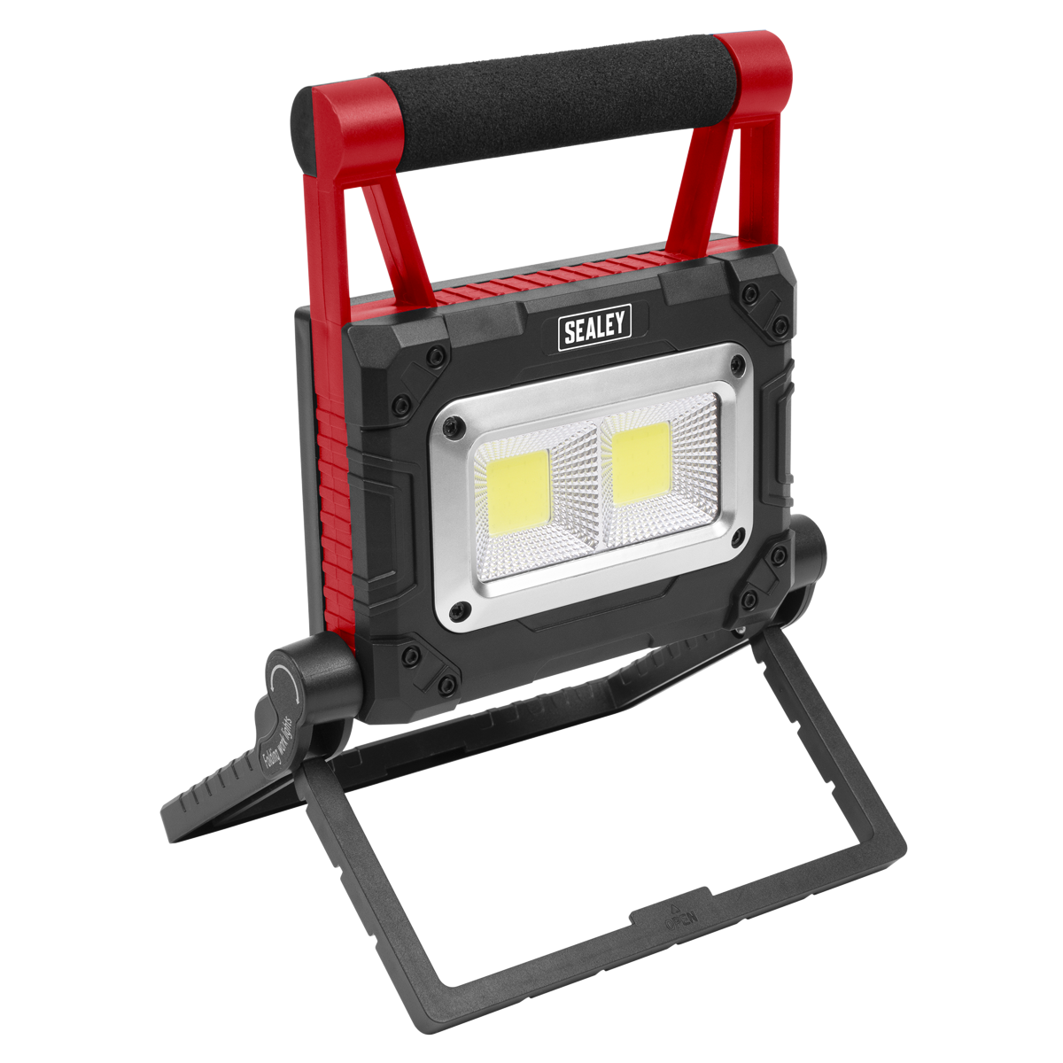 Sealey LEDFL15WS Rechargeable Solar Powered Portable Floodlight 15W COB LED