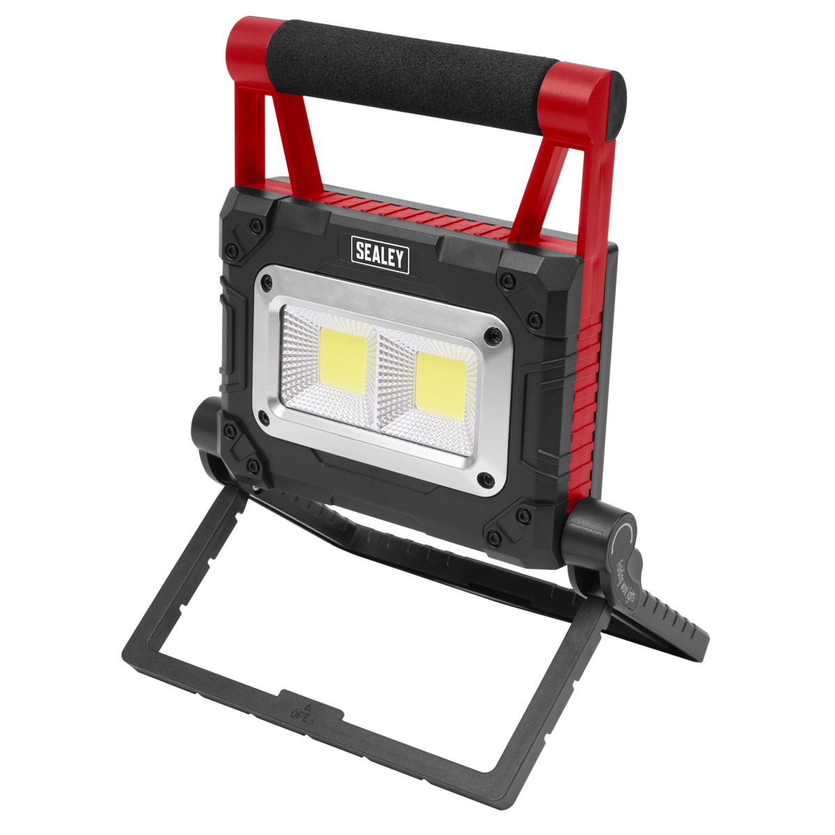 Sealey LEDFL15WS Rechargeable Solar Powered Portable Floodlight 15W COB LED