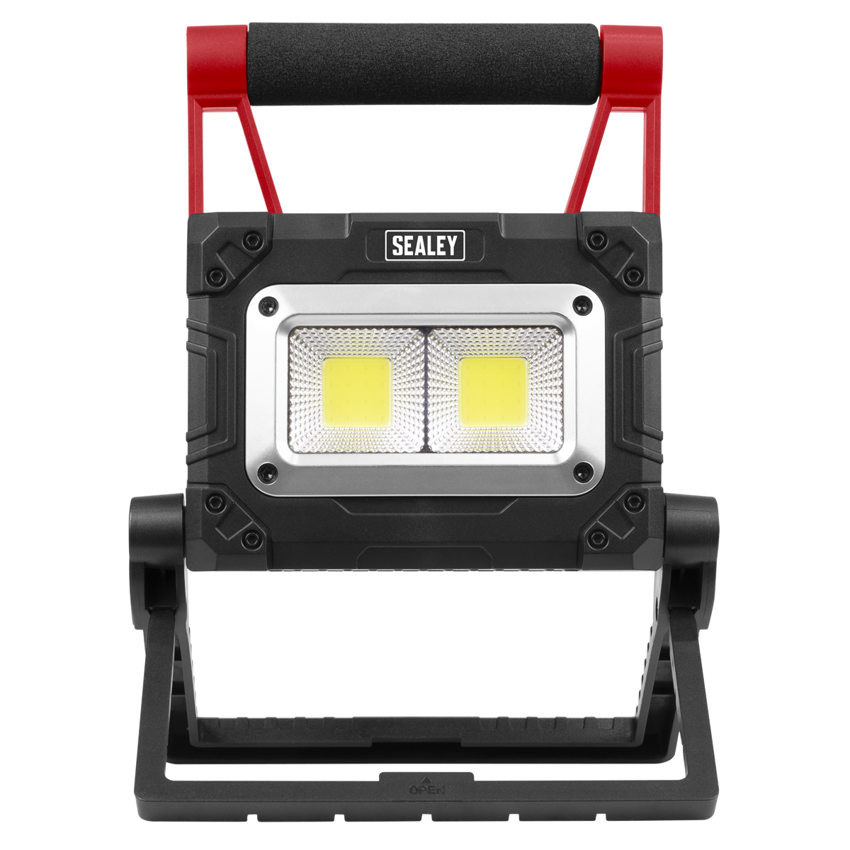 Sealey LEDFL15WS Rechargeable Solar Powered Portable Floodlight 15W COB LED