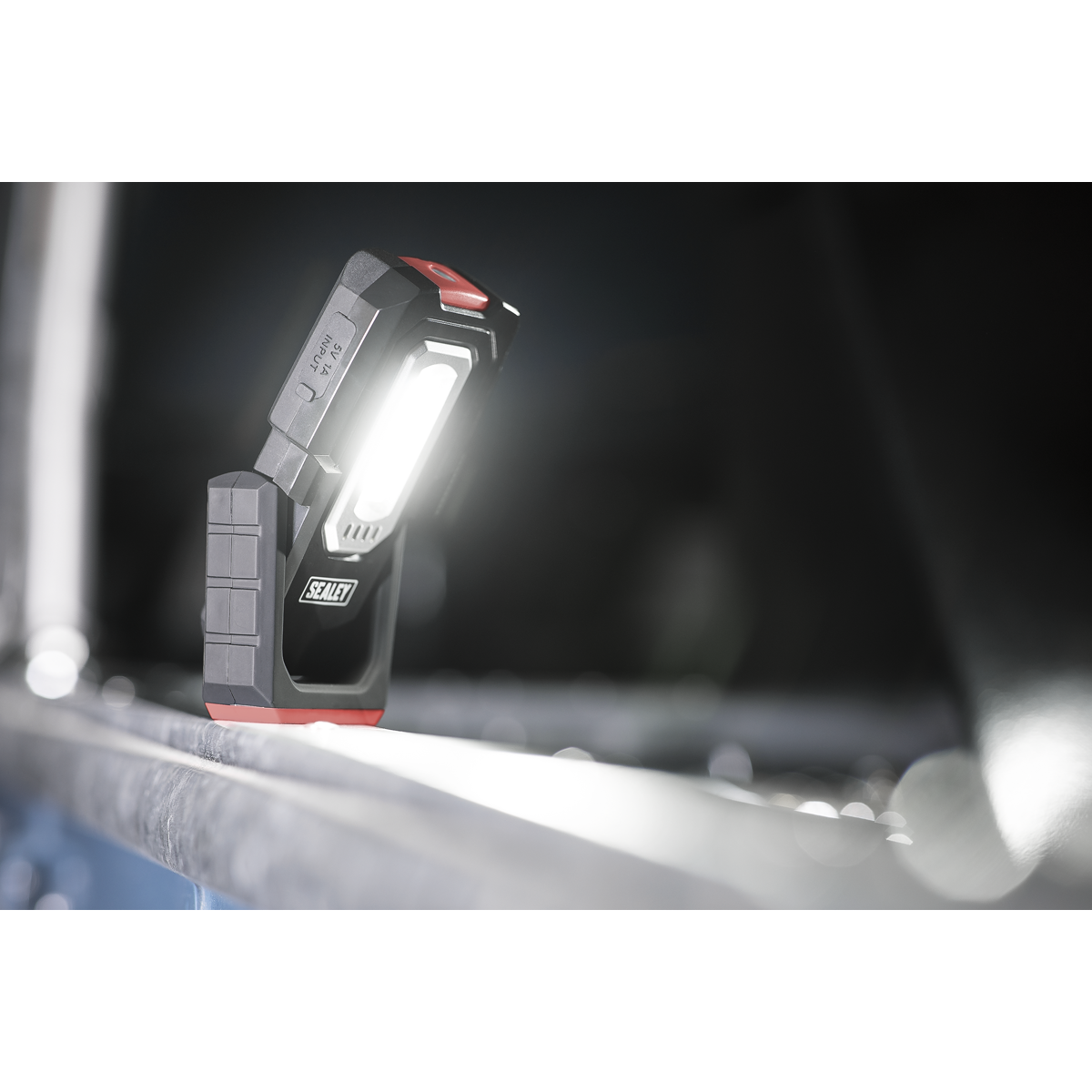 Sealey LEDWCBCOMBO3 Inspection Light (x2) with Double Wireless Charging Base 3W COB & 1W SMD LED