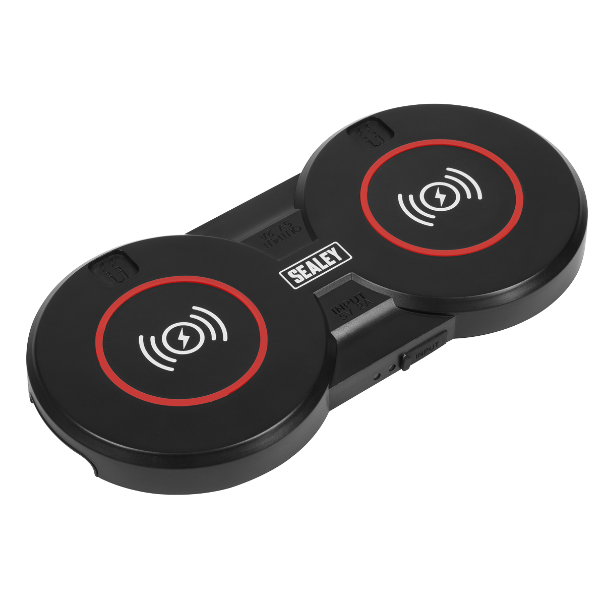 Sealey LEDWCBCOMBO5 Inspection Light (x2) with Double Wireless Charging Base 5W COB & 1W SMD LED