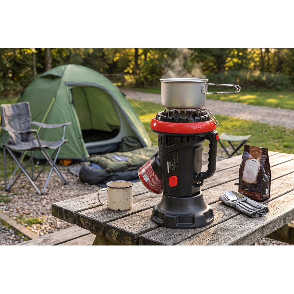 Sealey LP11 Space Warmer® Portable Propane Heater and Stove 4,000Btu/hr
