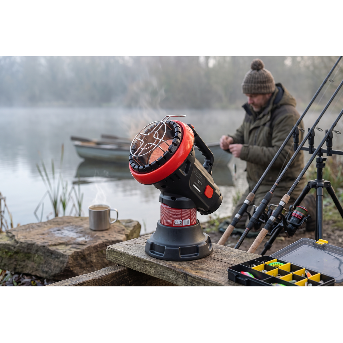 Sealey LP11 Space Warmer® Portable Propane Heater and Stove 4,000Btu/hr