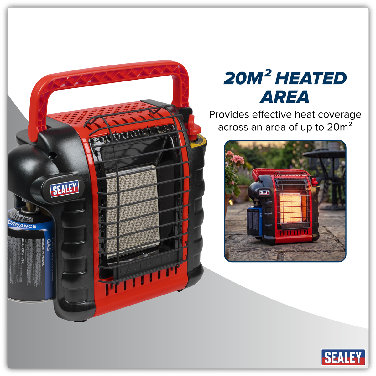 Sealey LP12 Space Warmer® Portable Propane Heater 8,871Btu/hr