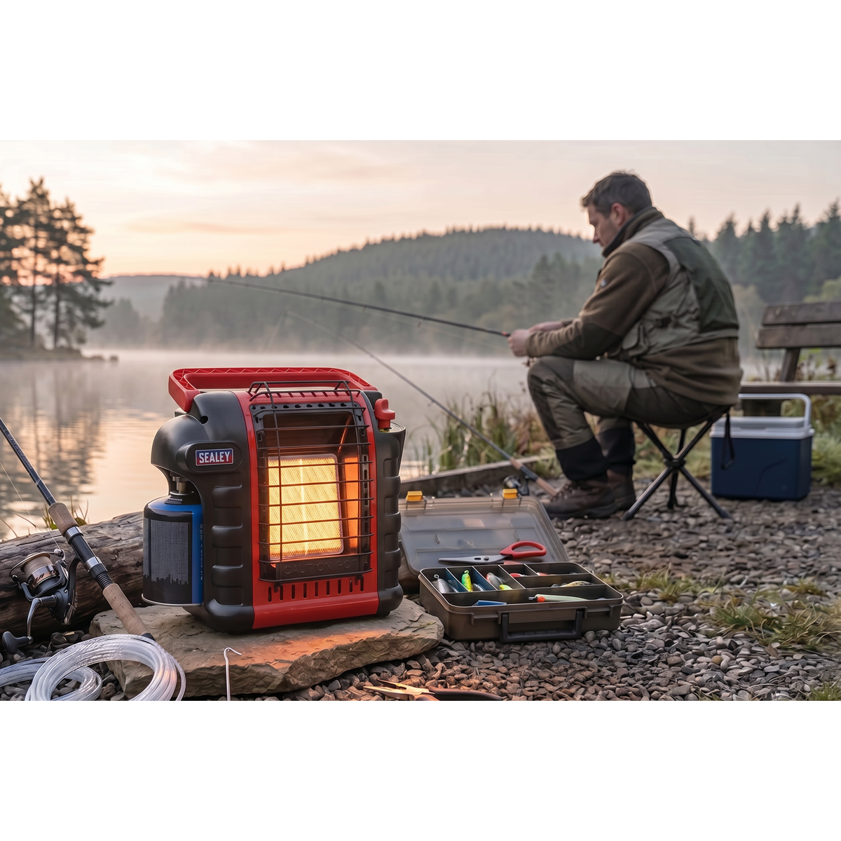 Sealey LP12 Space Warmer® Portable Propane Heater 8,871Btu/hr