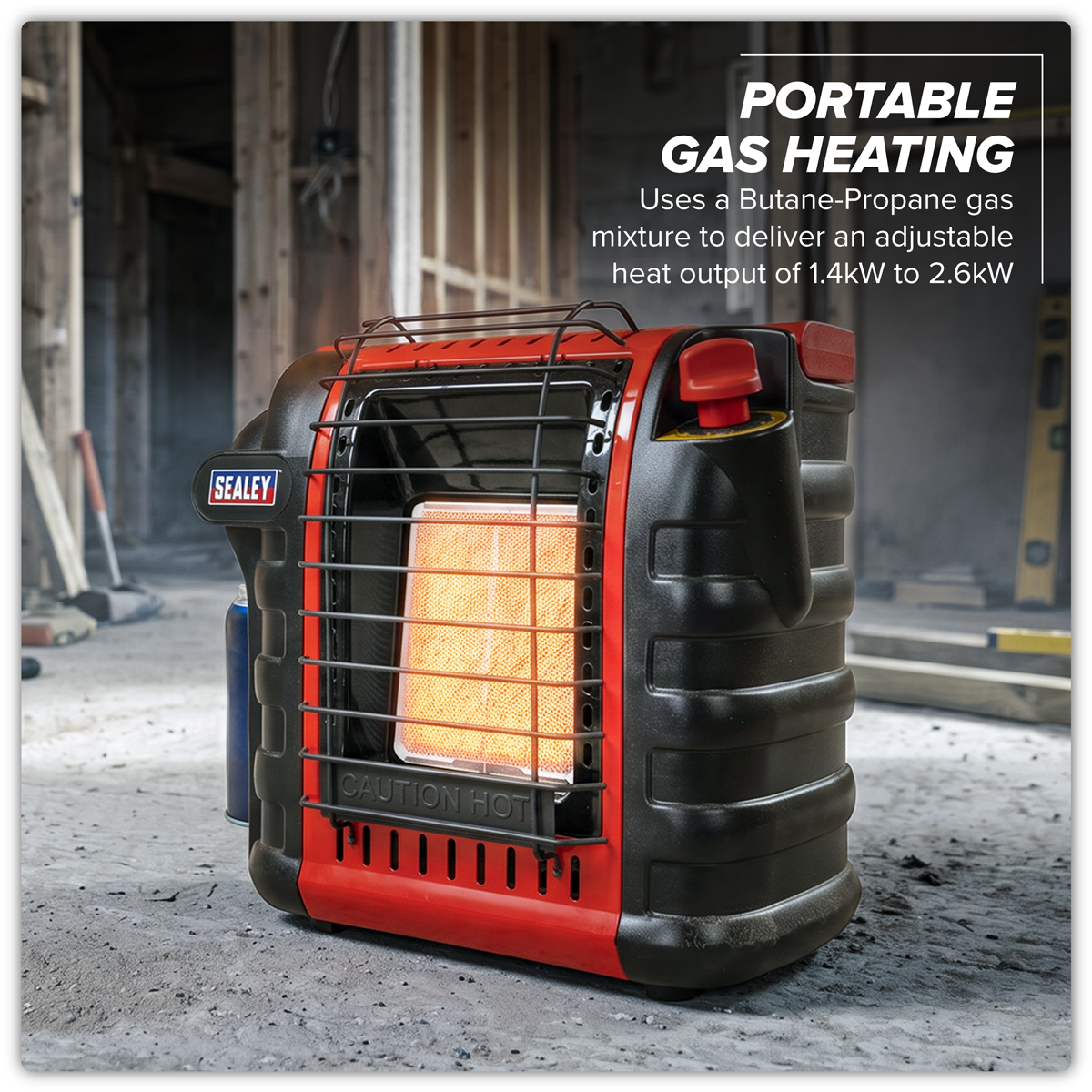 Sealey LP12 Space Warmer® Portable Propane Heater 8,871Btu/hr
