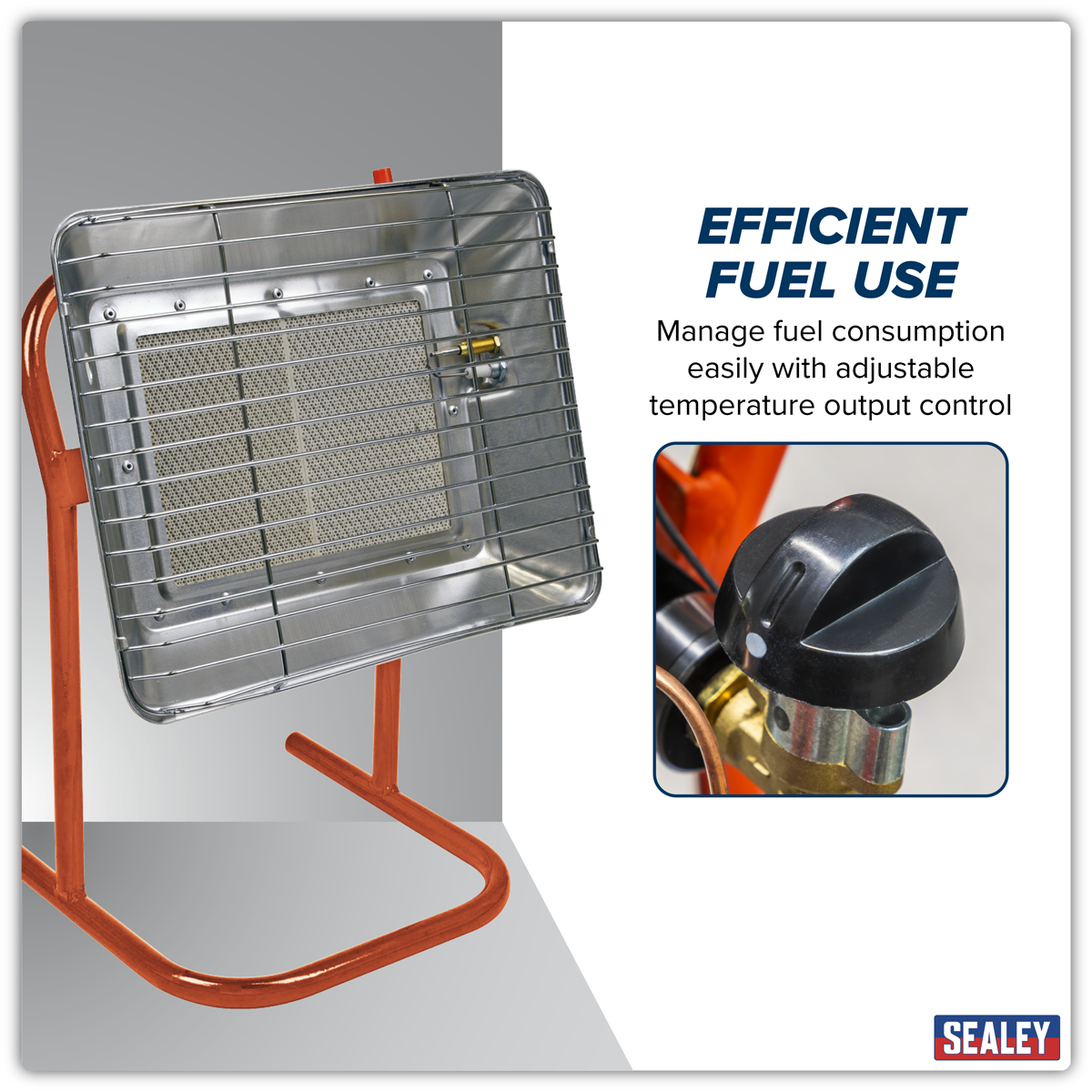Sealey LP14 Propane Heater with Stand 14,330Btu/hr