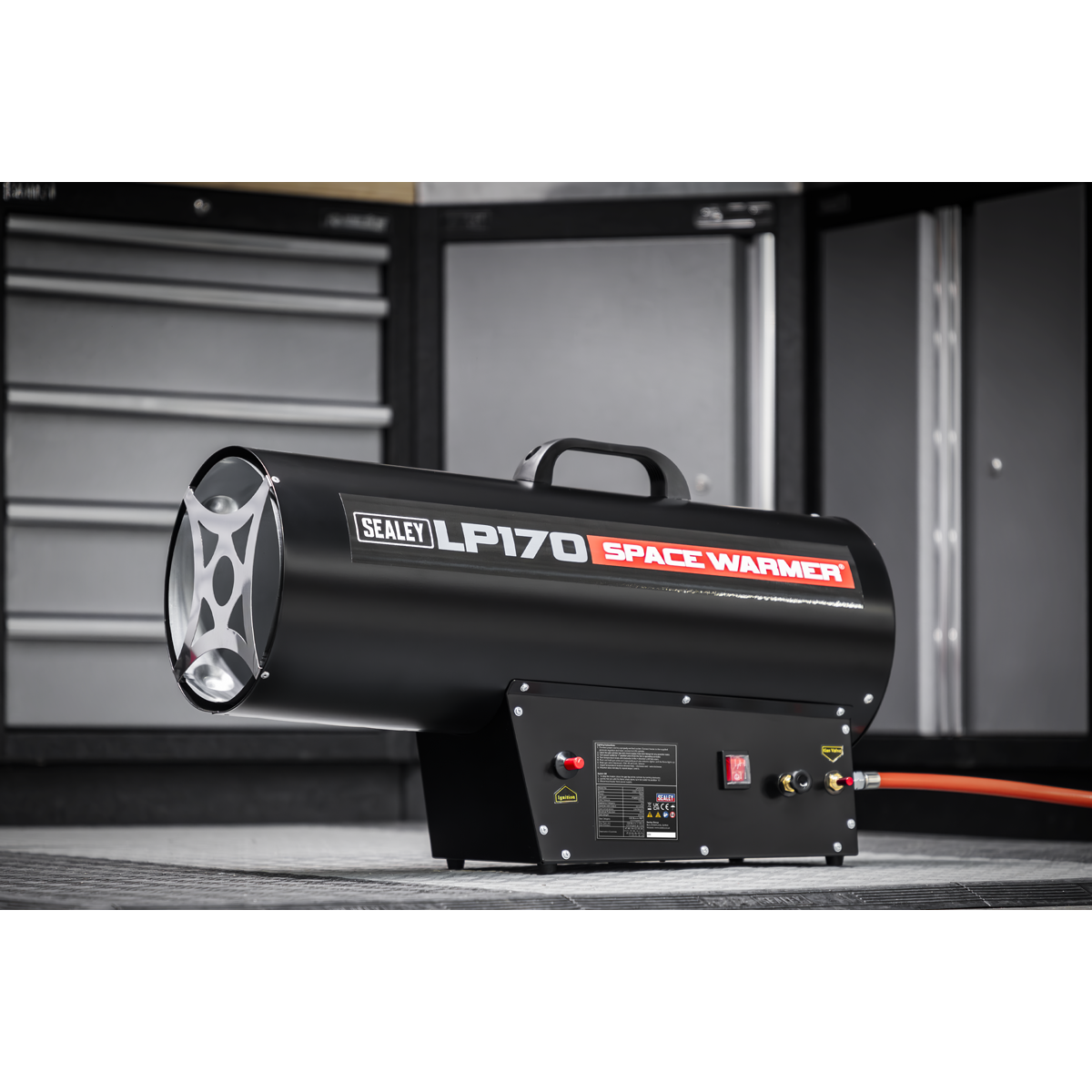 Sealey LP170 Space Warmer® Propane Heater 102,000-170,000Btu/hr (30-50kW)