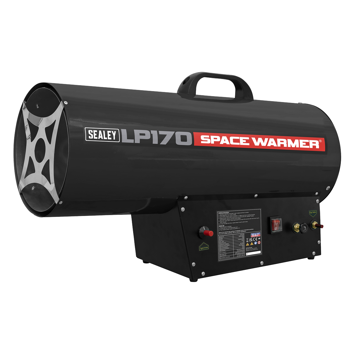 Sealey LP170 Space Warmer® Propane Heater 102,000-170,000Btu/hr (30-50kW)