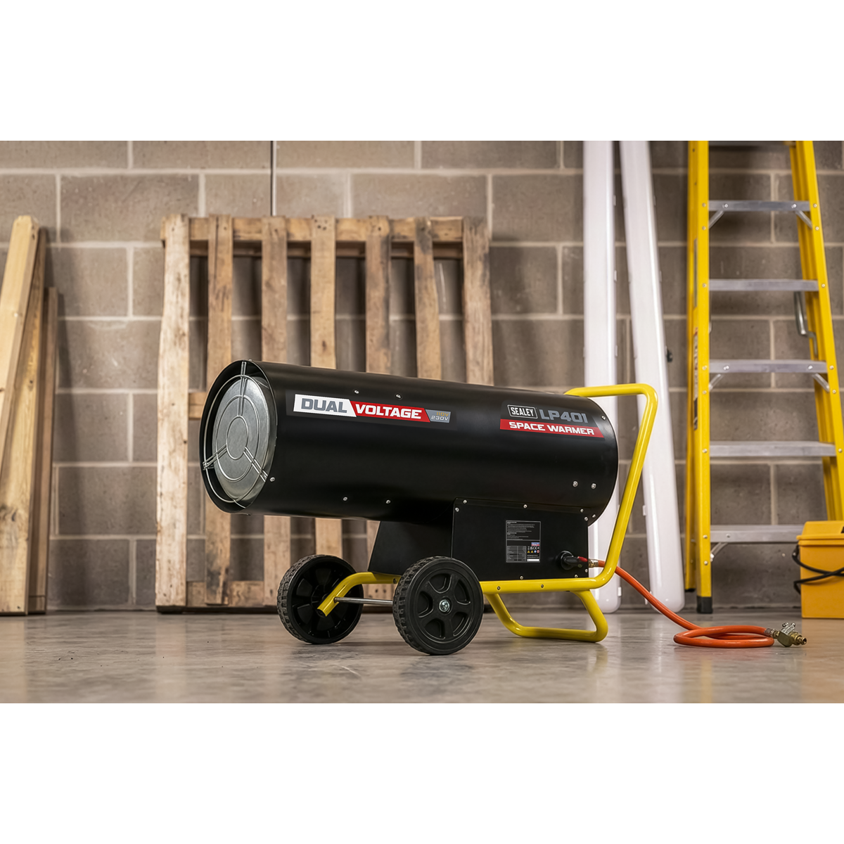 Sealey LP401 Dual Voltage Space Warmer® Propane Heater 210,000-400,000Btu/hr