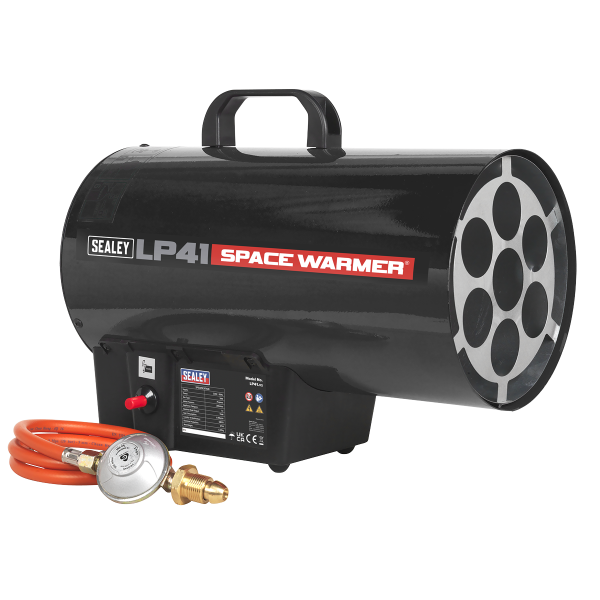 Sealey LP41 Space Warmer® Propane Heater 40,500Btu/hr(11.5kW)