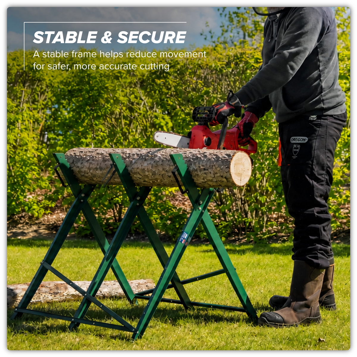 Sealey LSH100 Folding Sawhorse -100kg Capacity