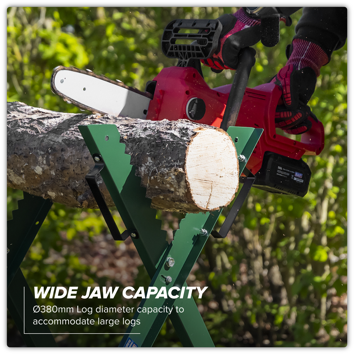 Sealey LSH100 Folding Sawhorse -100kg Capacity
