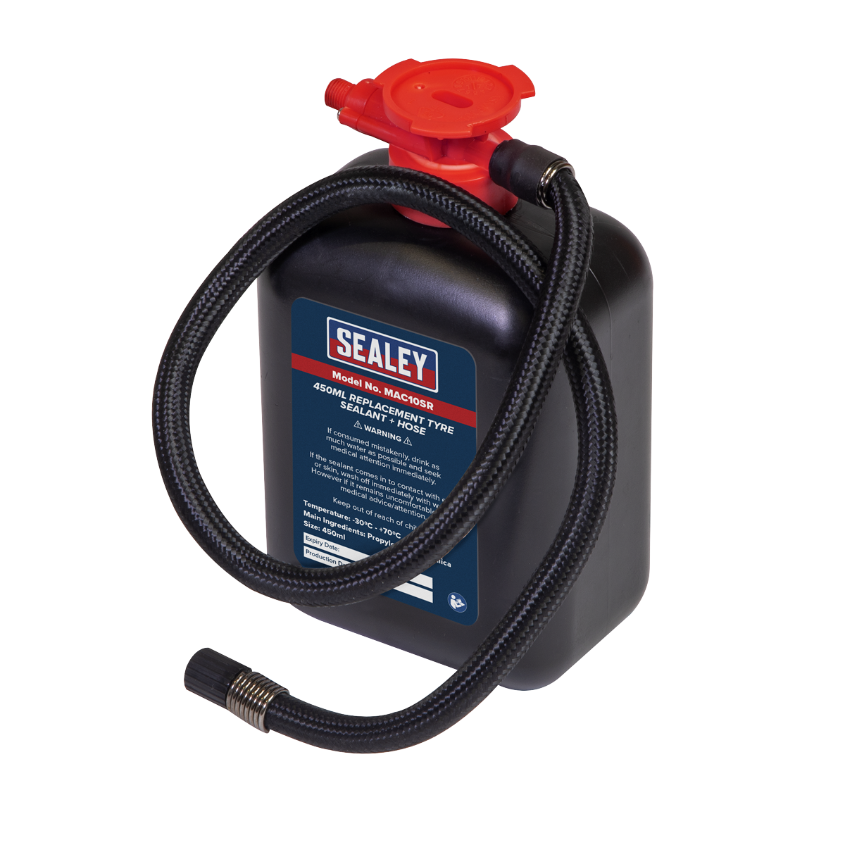 Sealey MAC10SR Replacement Tyre Sealant & Hose 450ml