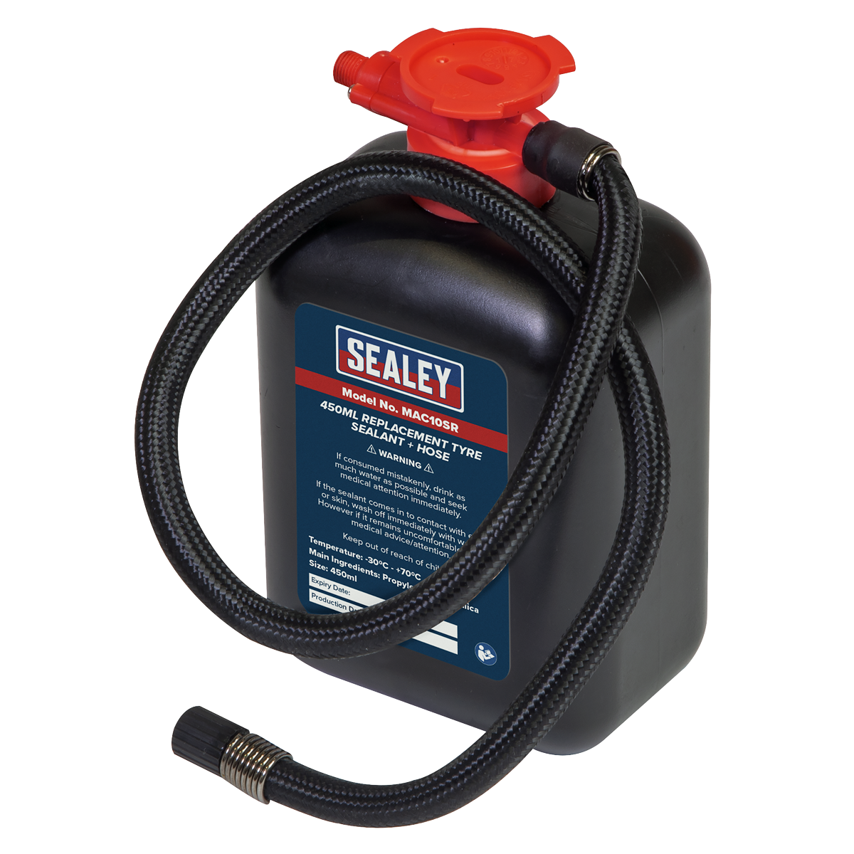 Sealey MAC10SR Replacement Tyre Sealant & Hose 450ml