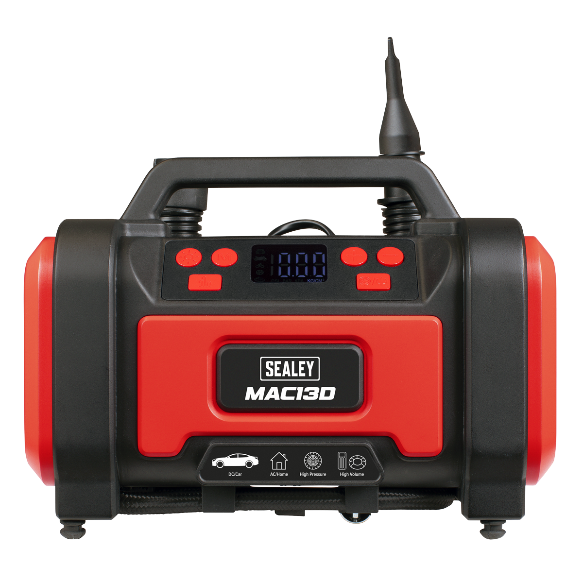 Sealey MAC13D Tyre Inflator & High-Volume Air Pump 12V/230V AC