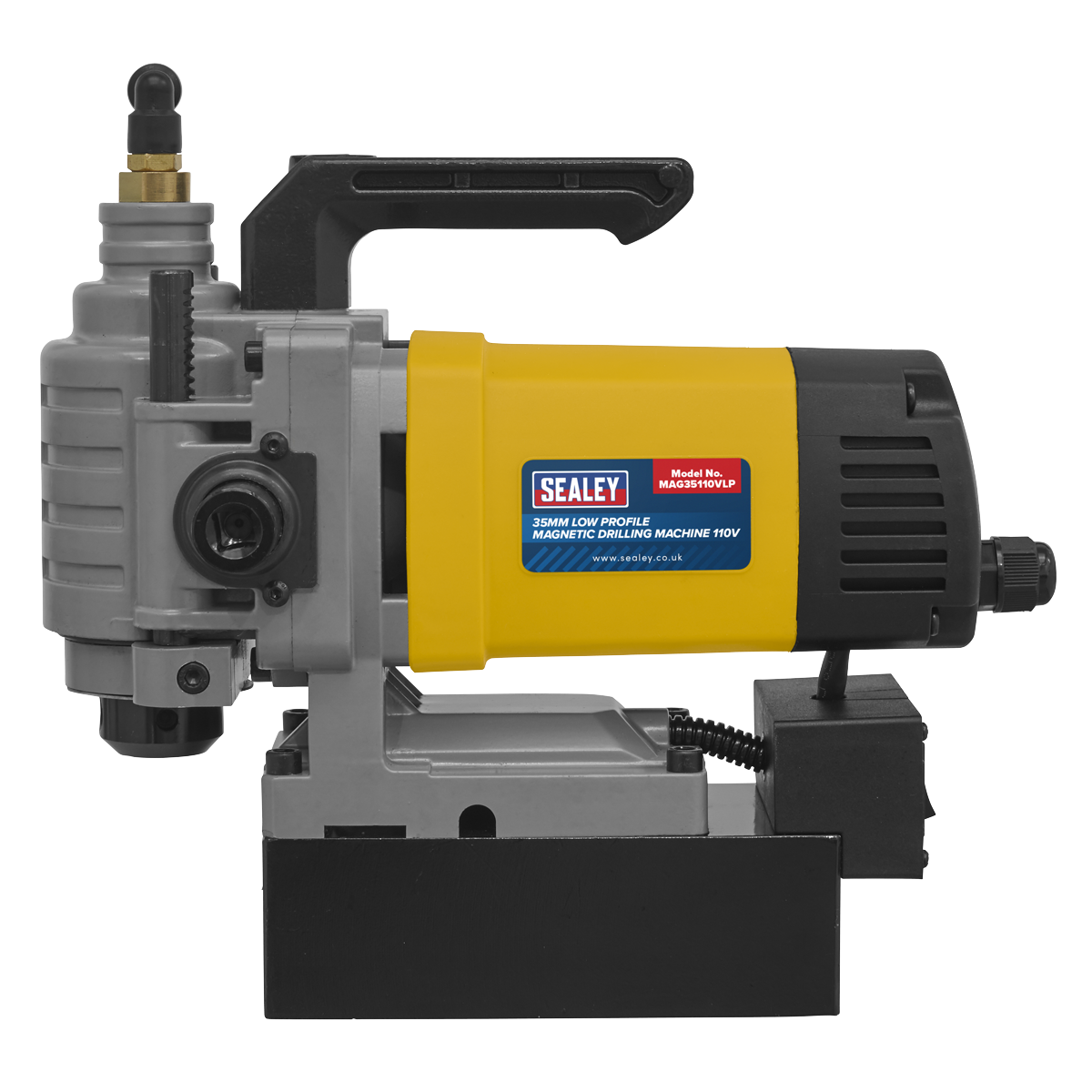 Sealey MAG35110VLP Low Profile Magnetic Drilling Machine 35mm 110V