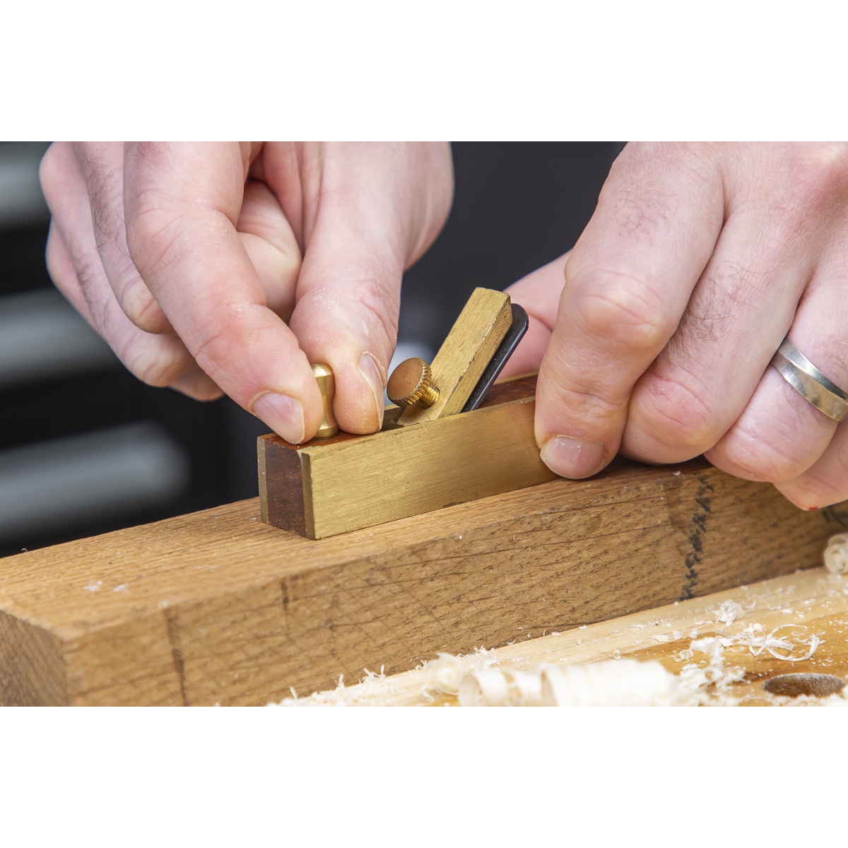 Sealey MBP03 Mini Brass Plane Set 3pc