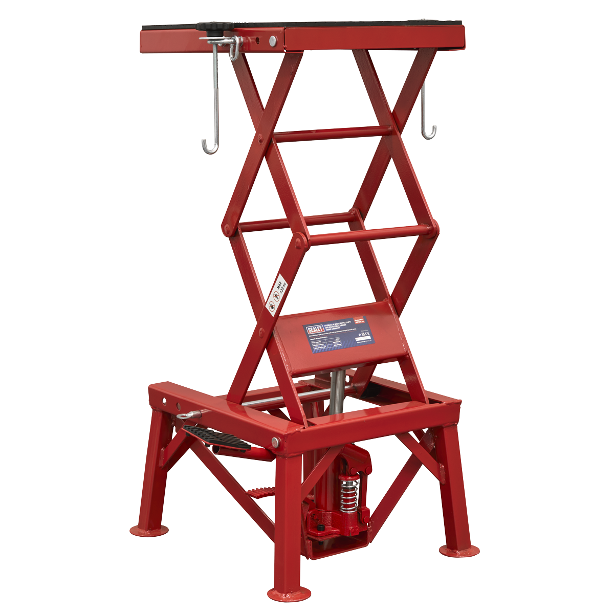 Sealey MC135 Hydraulic Motorcycle Lift Off-Road/Trials Bikes 135kg Capacity