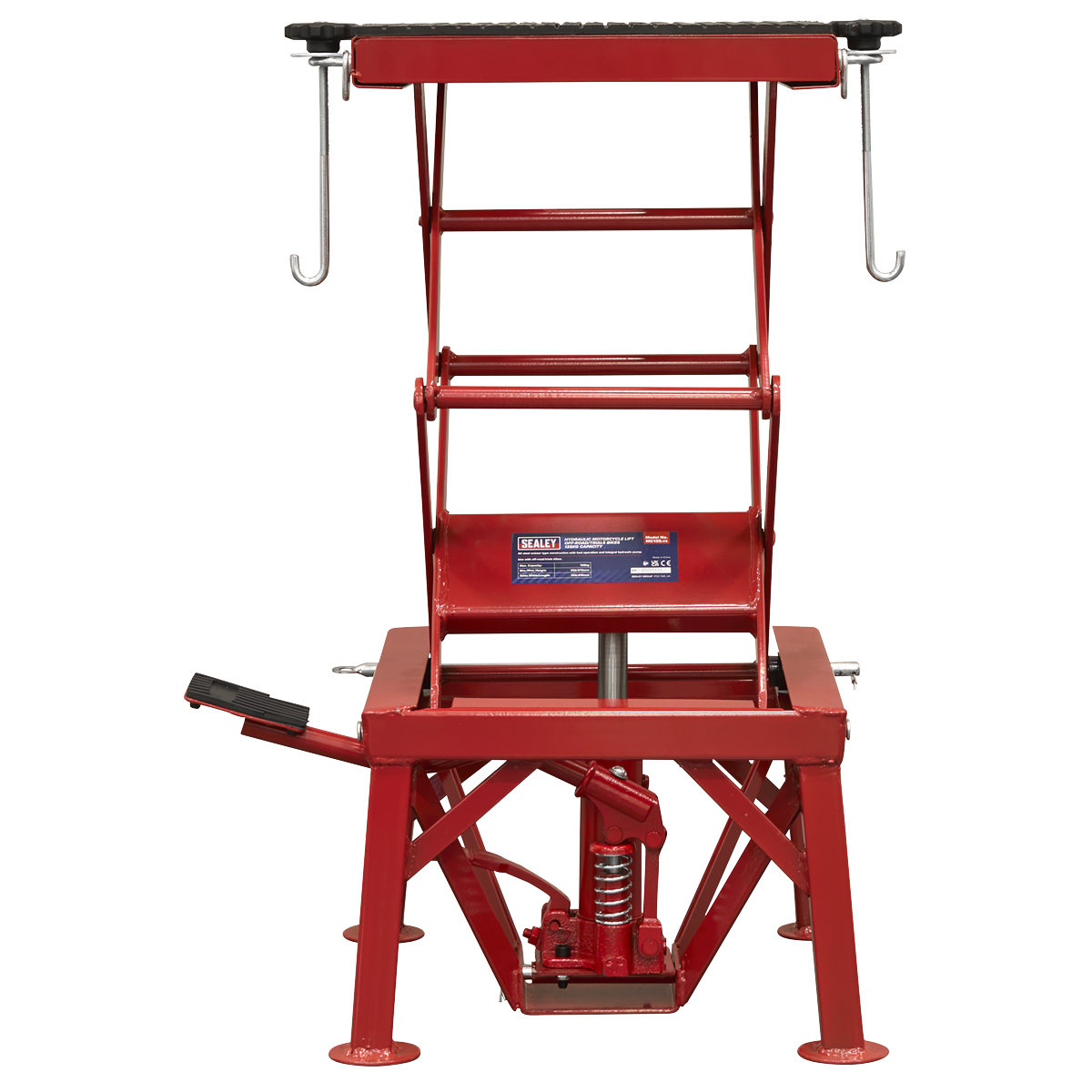 Sealey MC135 Hydraulic Motorcycle Lift Off-Road/Trials Bikes 135kg Capacity