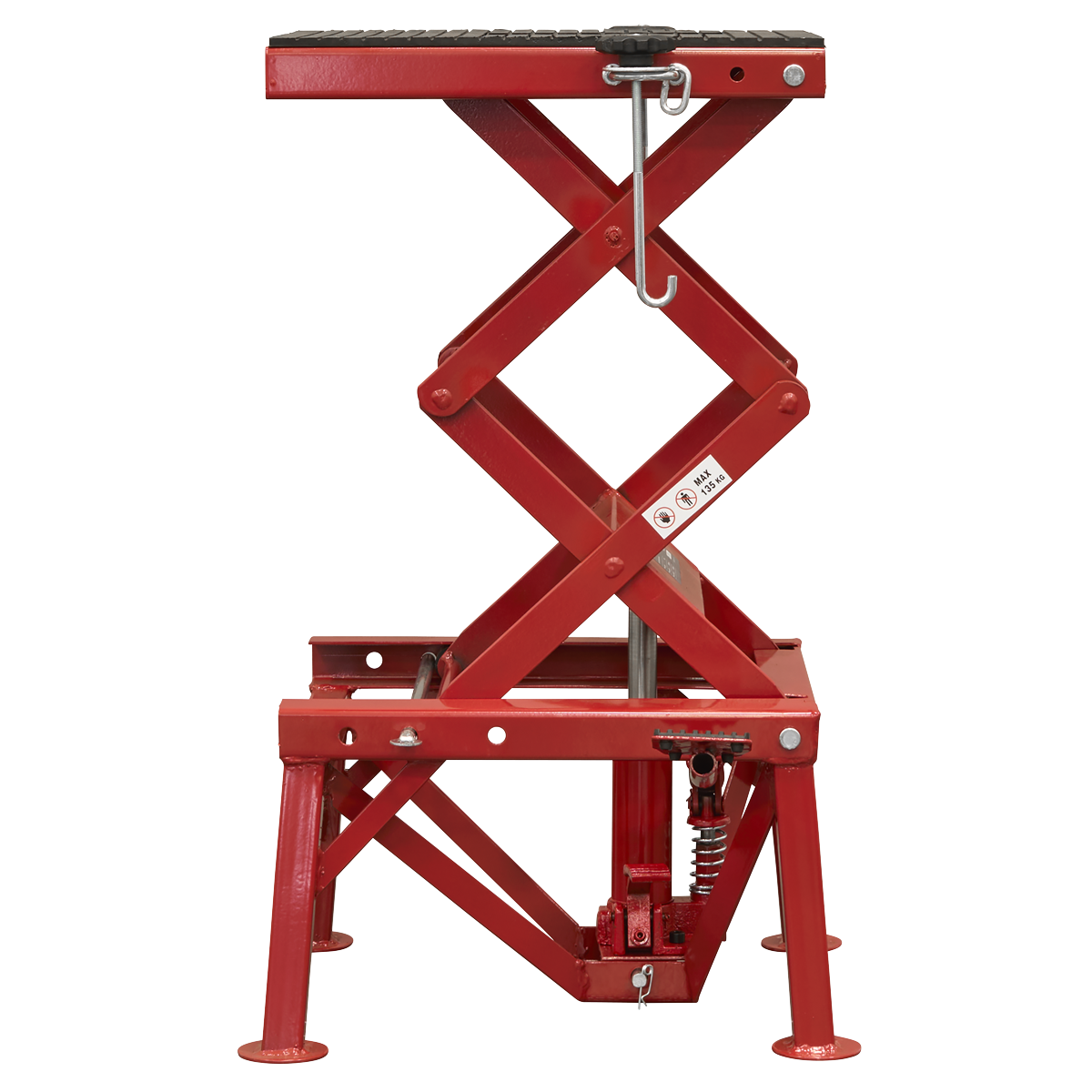 Sealey MC135 Hydraulic Motorcycle Lift Off-Road/Trials Bikes 135kg Capacity