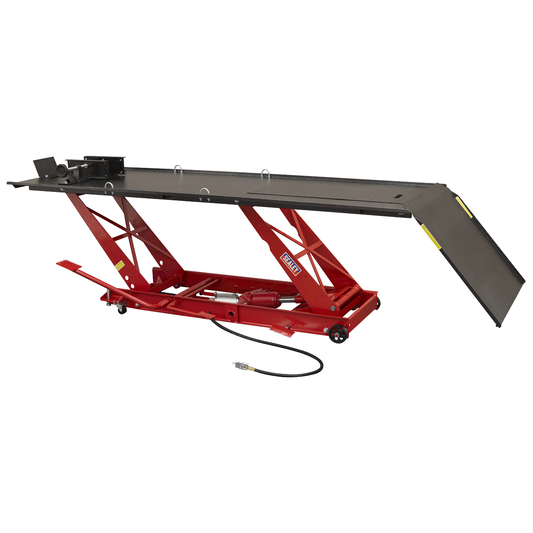 Sealey MC401A Air/Hydraulic Motorcycle Lift 454kg Capacity