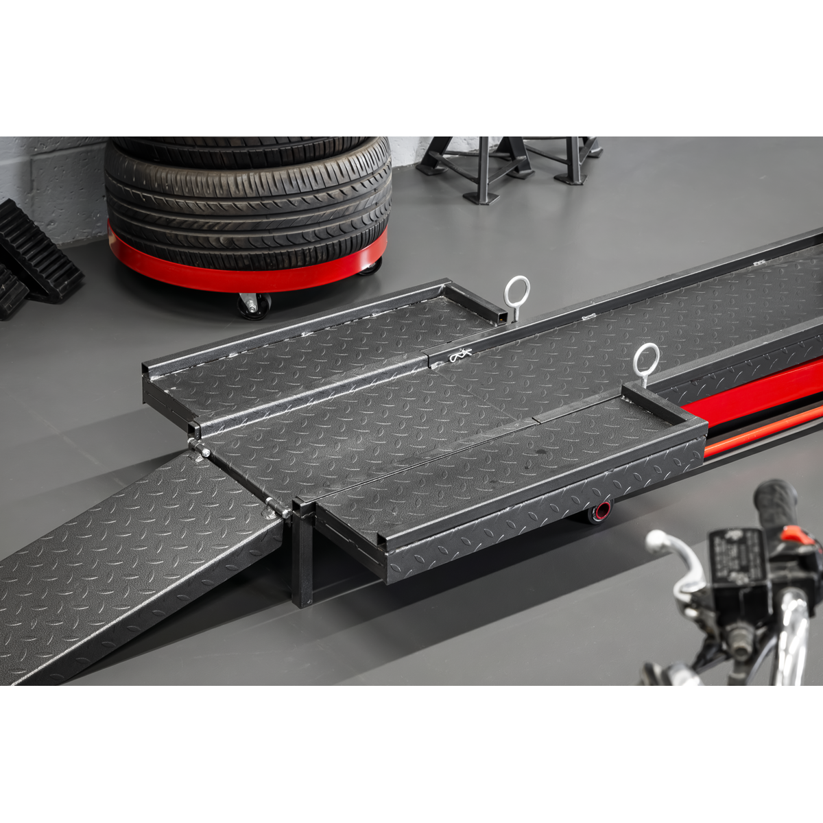 Sealey MC550 Hydraulic Motorcycle Lift 450kg Capacity