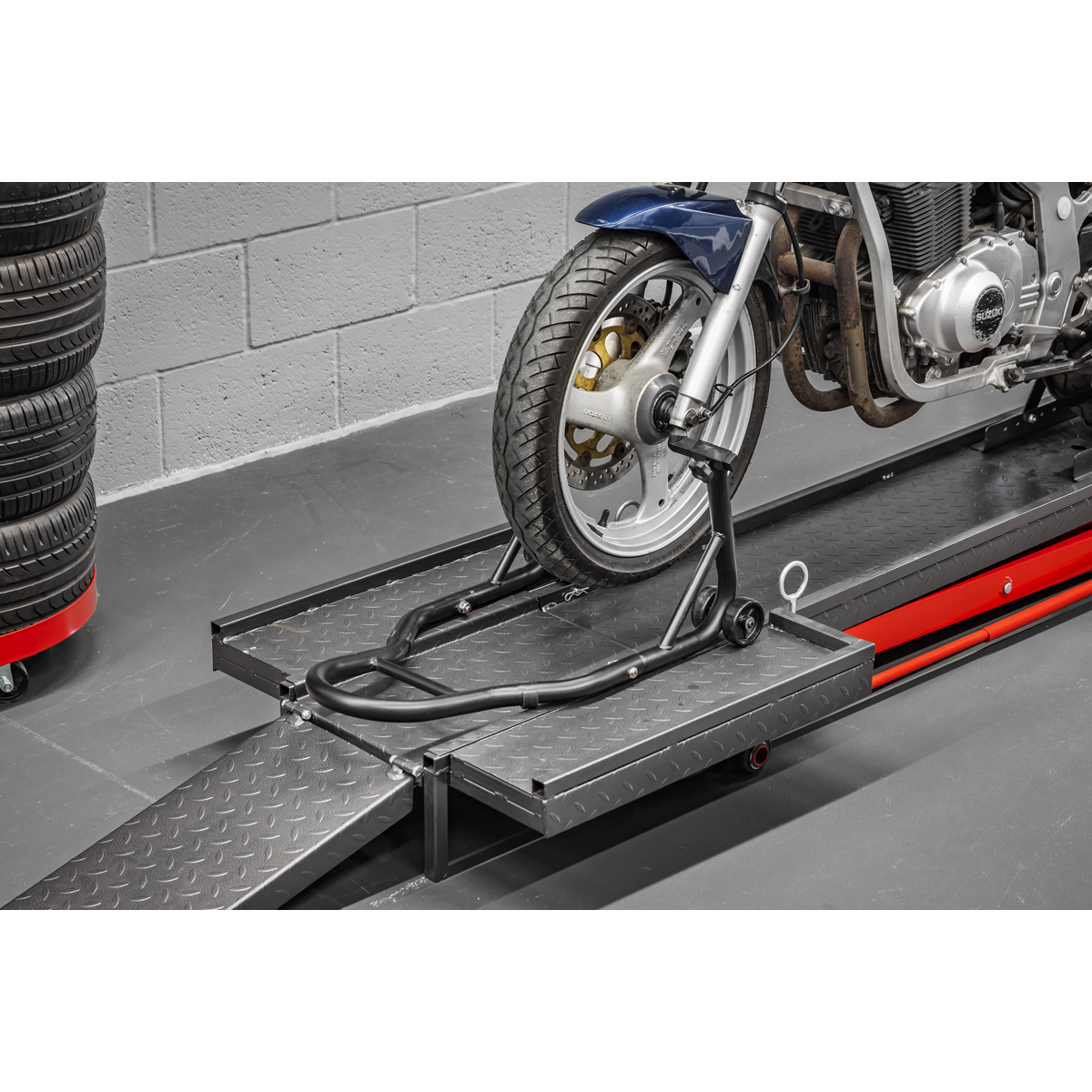 Sealey MC550 Hydraulic Motorcycle Lift 450kg Capacity