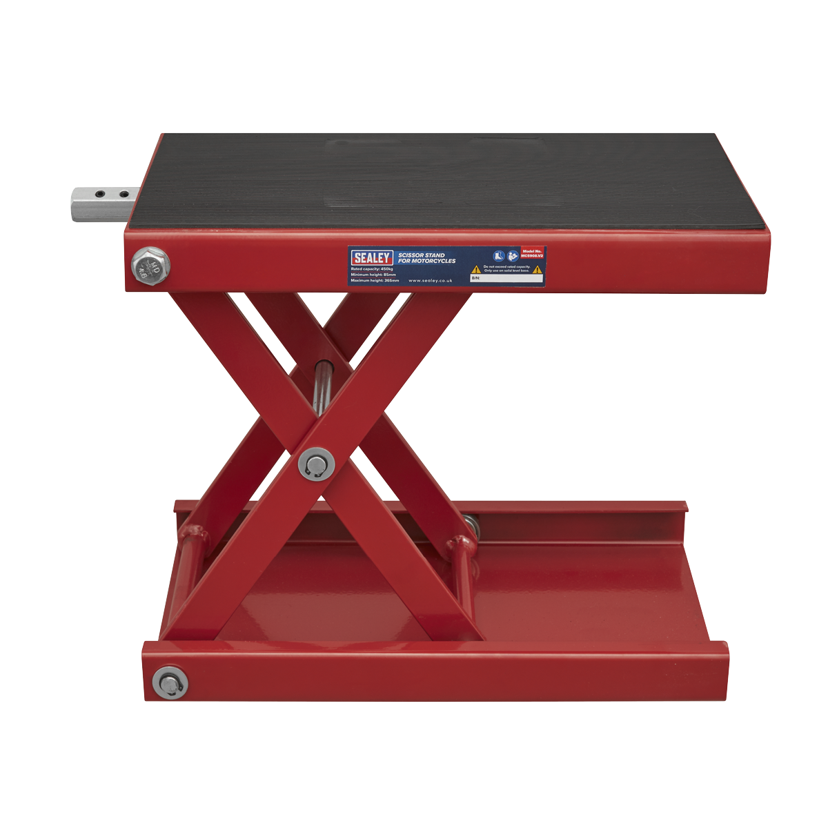 Sealey MC5908 Motorcycle Scissor Stand 450kg Capacity