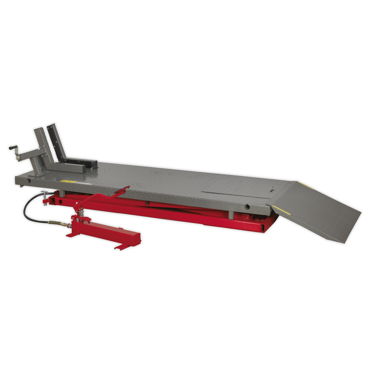 Sealey MC680A Heavy-Duty Air/Hydraulic Motorcycle Lift 680kg Capacity