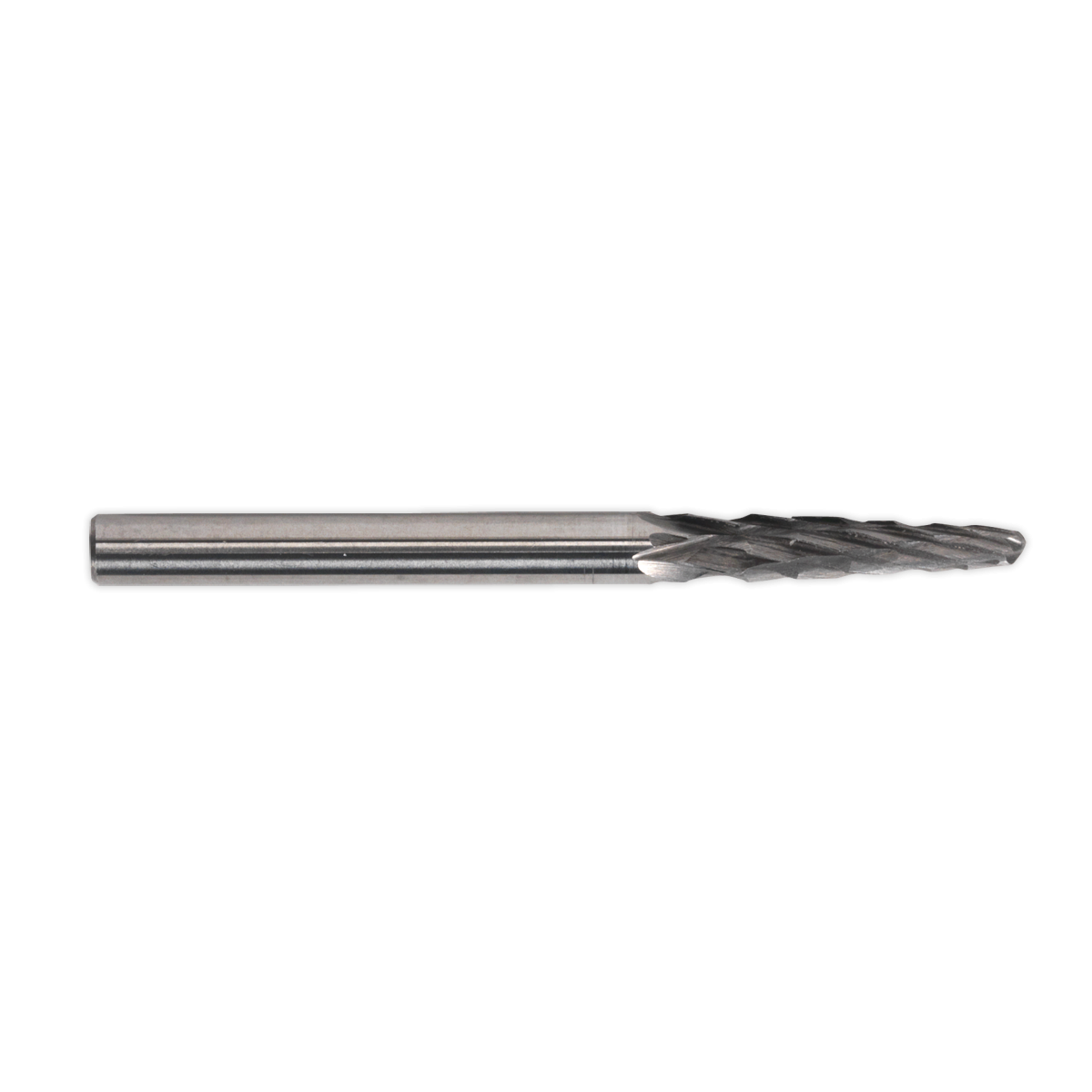 Sealey MCB004 Micro Carbide Burr Ball Nose Taper 3mm - Pack of 3