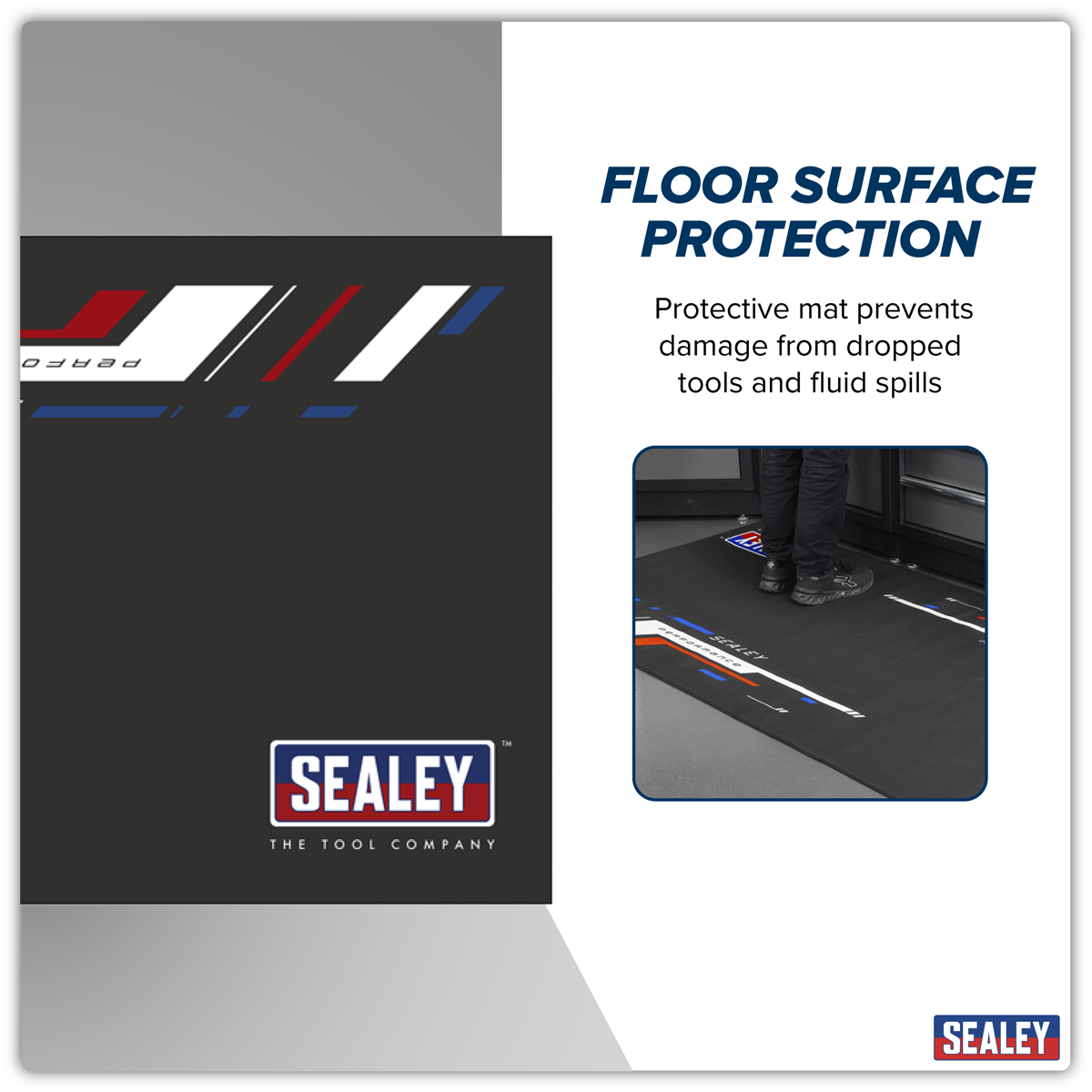 Sealey MCGM01 Motorcycle Garage Mat