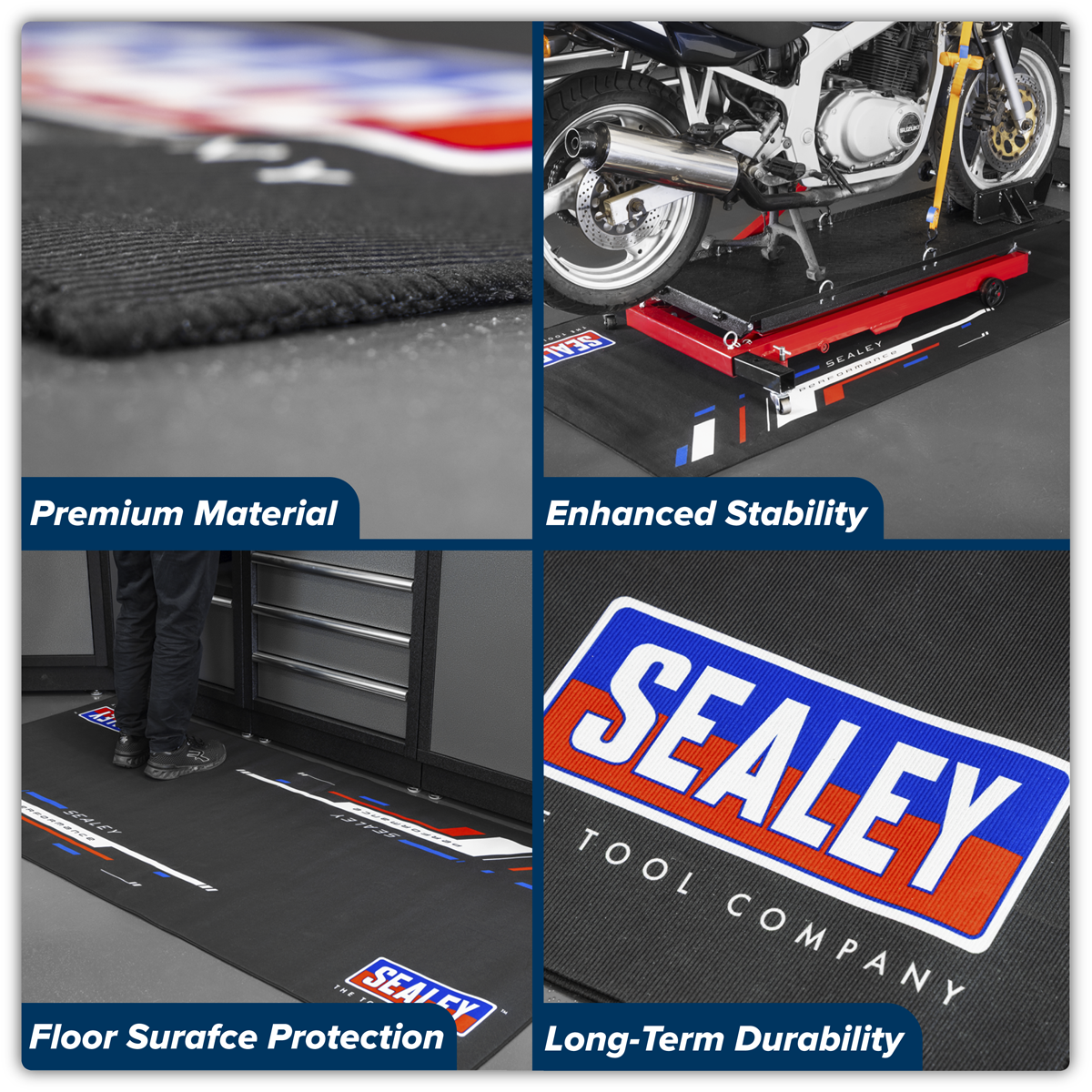 Sealey MCGM01 Motorcycle Garage Mat