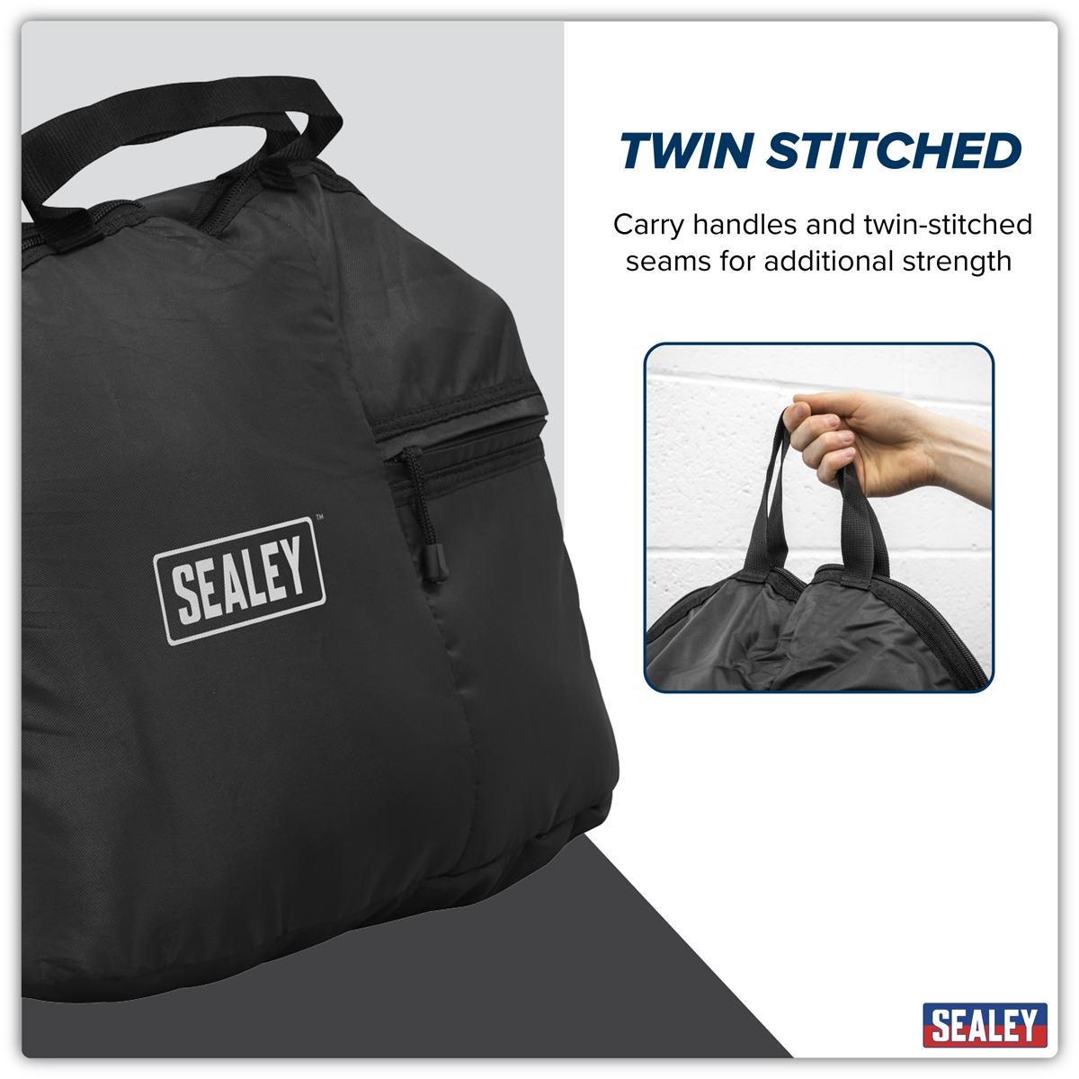 Sealey MCHB02 Fleece Lined Helmet Bag - Large