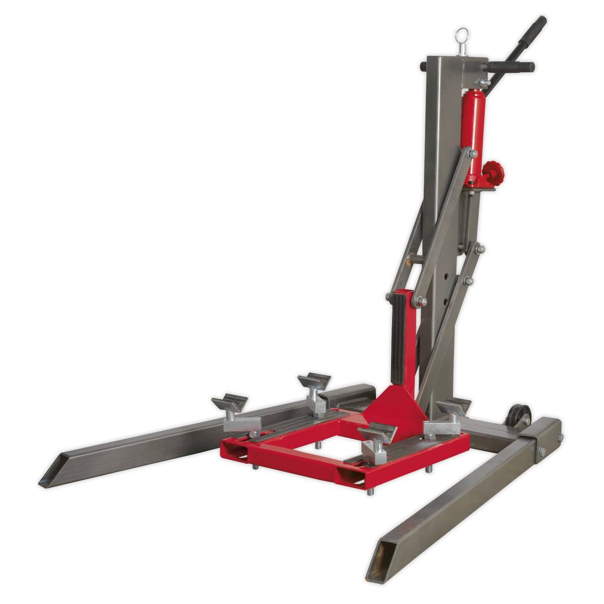 Sealey MCL500 Single Post Hydraulic Portable Motorcycle Lift 450kg Capacity