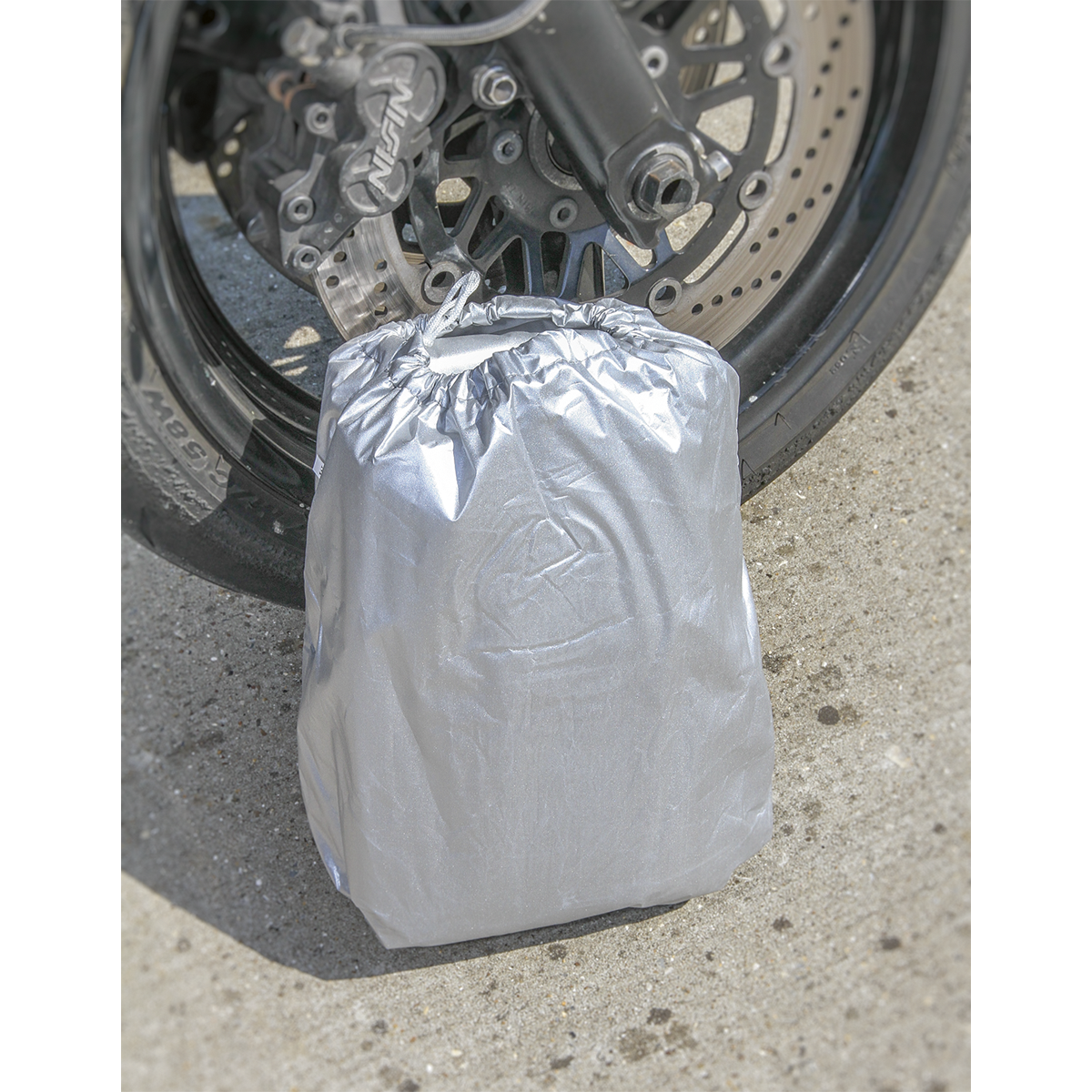 Sealey MCM Motorcycle Cover 2320 x 1000 x 1350mm - Medium