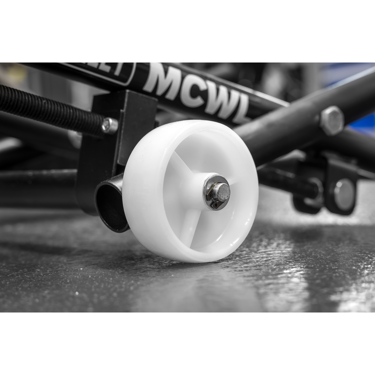 Sealey MCWL Motorcycle Wheel Adjustable Support with Rollers