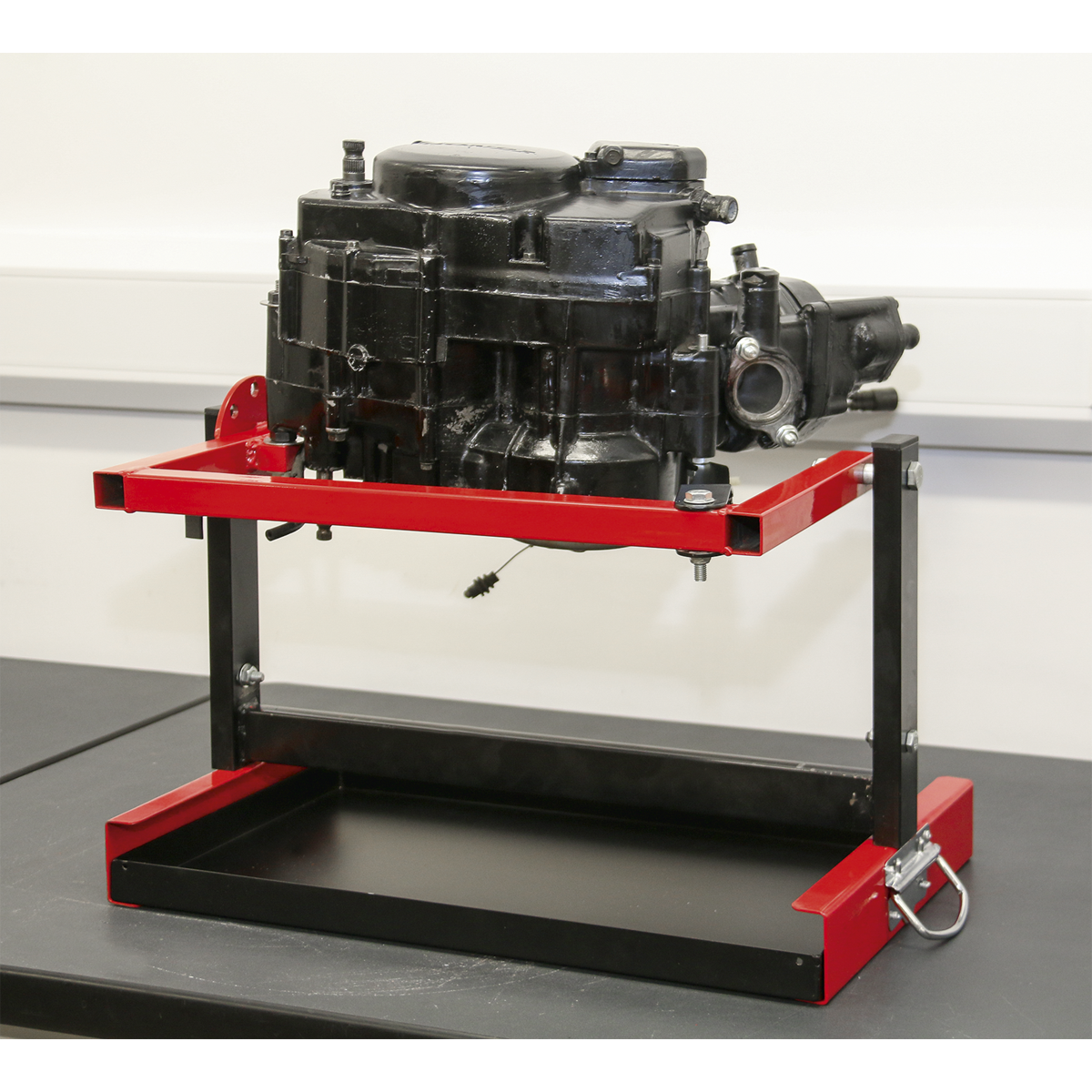 Sealey MES01 Motorcycle Engine Stand, Single/Twin Cylinder 30kg Capacity
