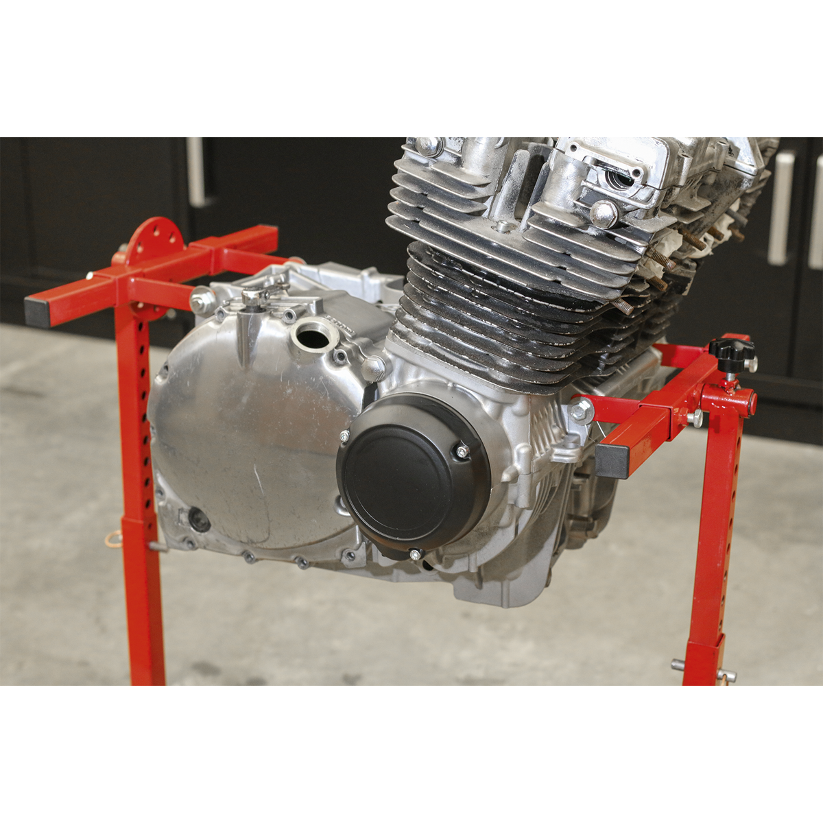 Sealey MES02 Engine Rebuild Stand, Multi-Cylinder 75kg Capacity