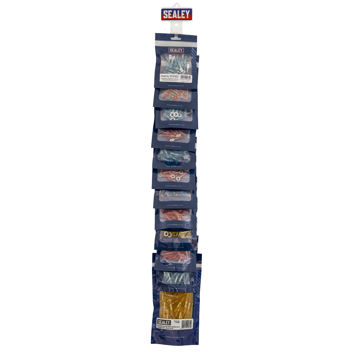 Sealey MHSTSET Clip Strip Deal - Heat Shrink Terminals