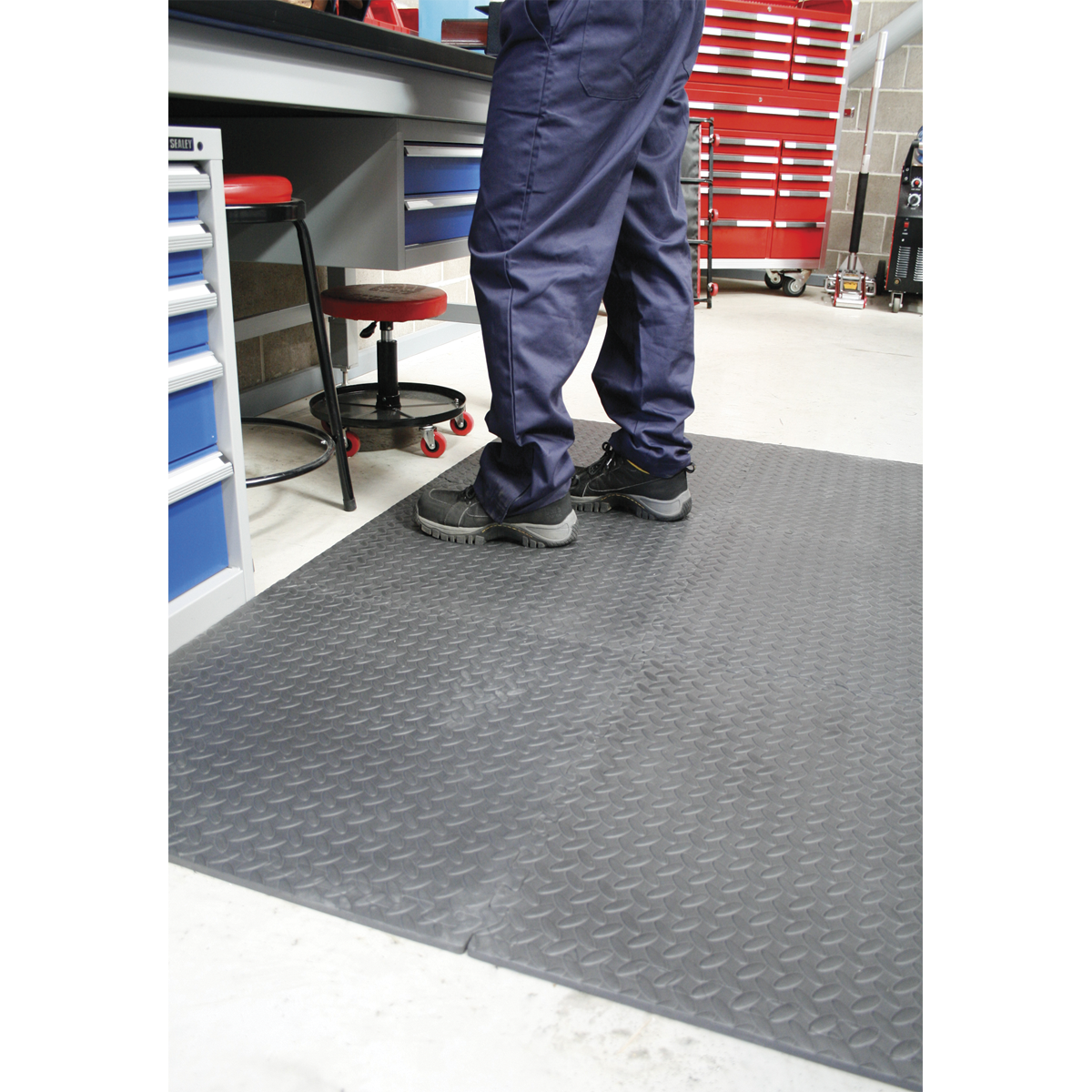 Sealey MIC1218 Interlocking EVA Foam Workshop Mat Set 1200 x 1800mm