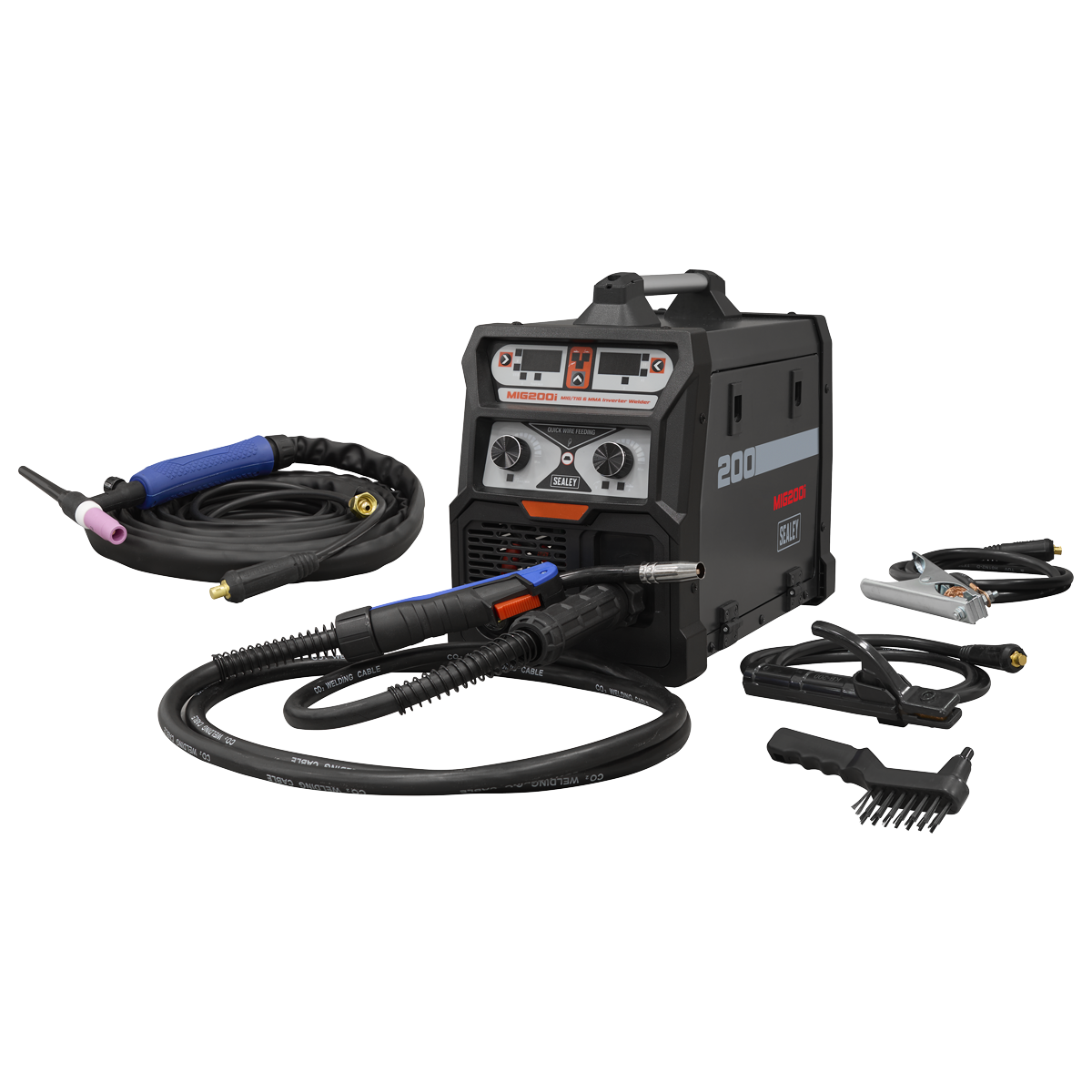 Sealey MIG200i MIG/TIG & MMA (ARC/STICK) Inverter Welder 200A